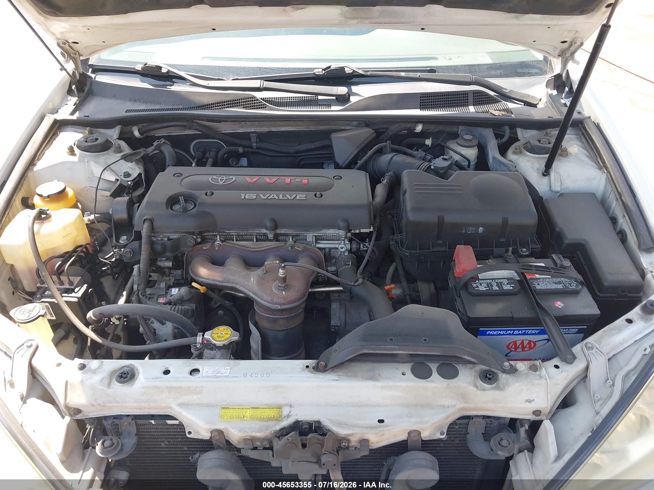 2006 Toyota Camry Le White vin: 4T1BE32K46U724426