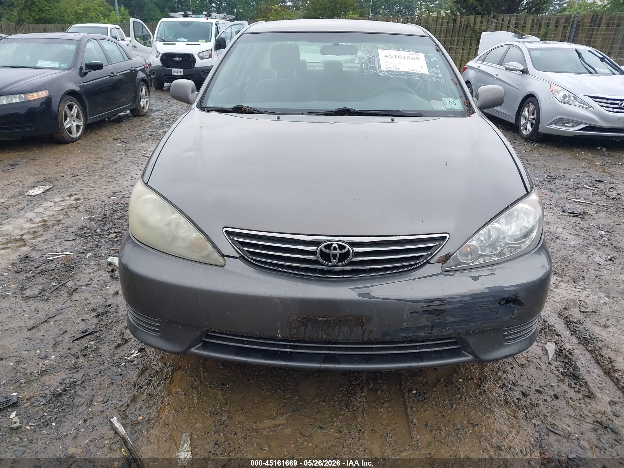 2006 Toyota Camry Le Серый vin: 4T1BE32K46U745017