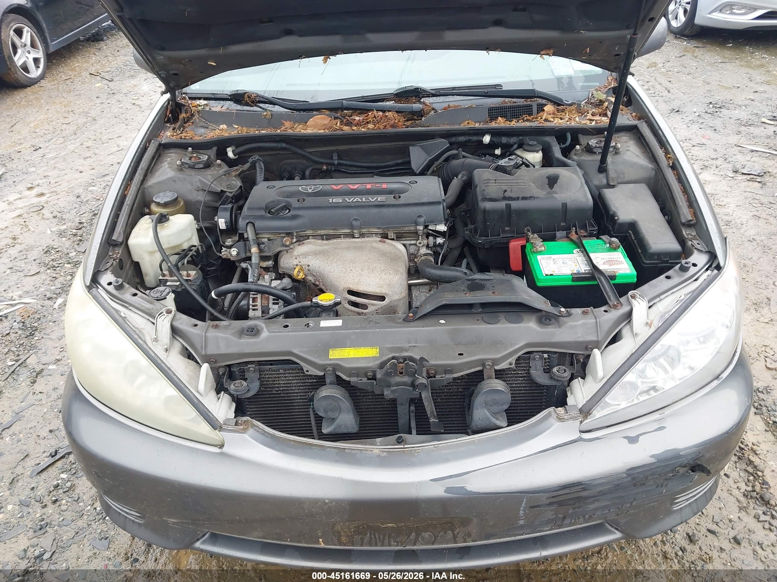 2006 Toyota Camry Le Серый vin: 4T1BE32K46U745017