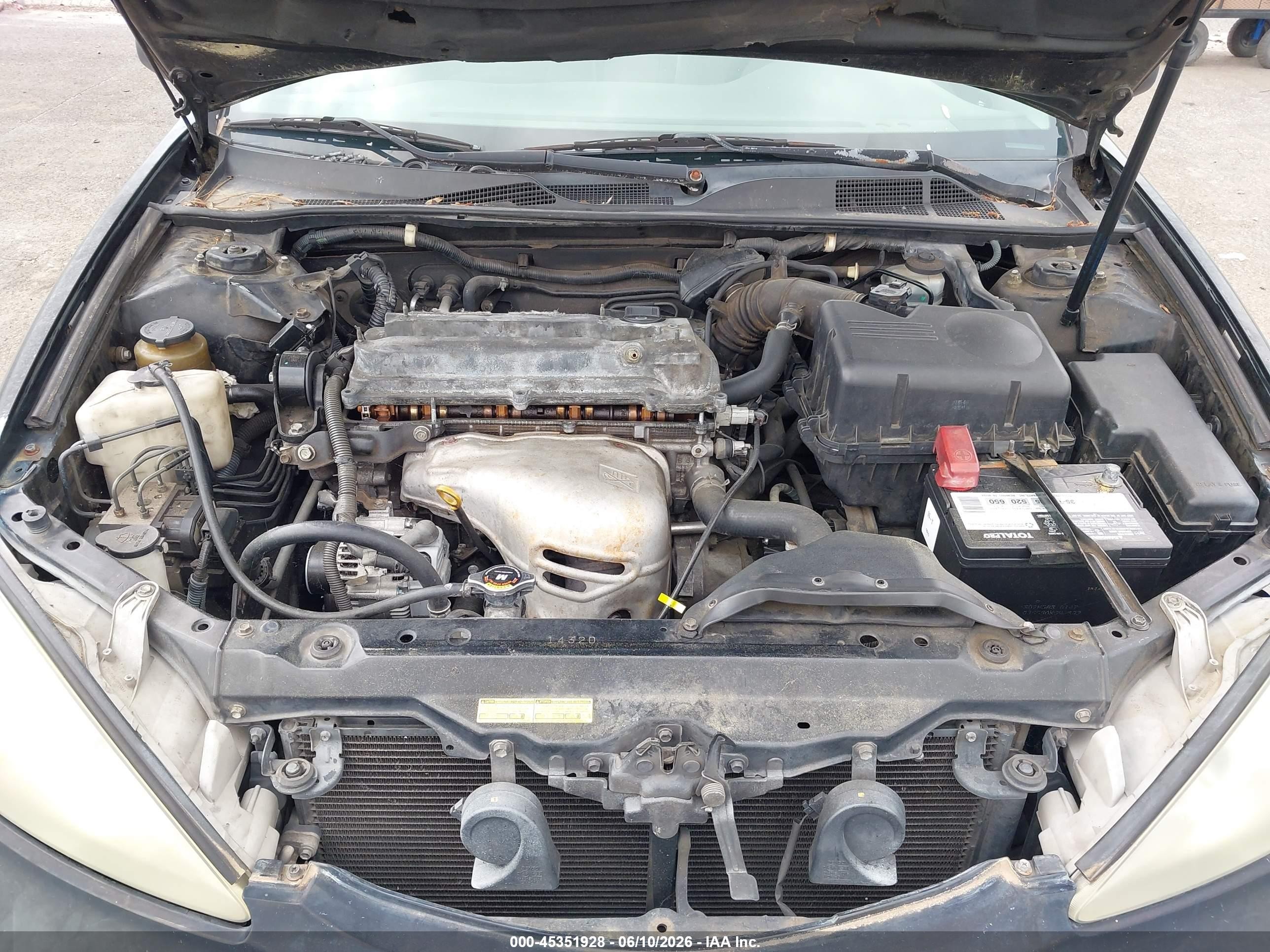 2002 Toyota Camry Le Black vin: 4T1BE32K52U079764