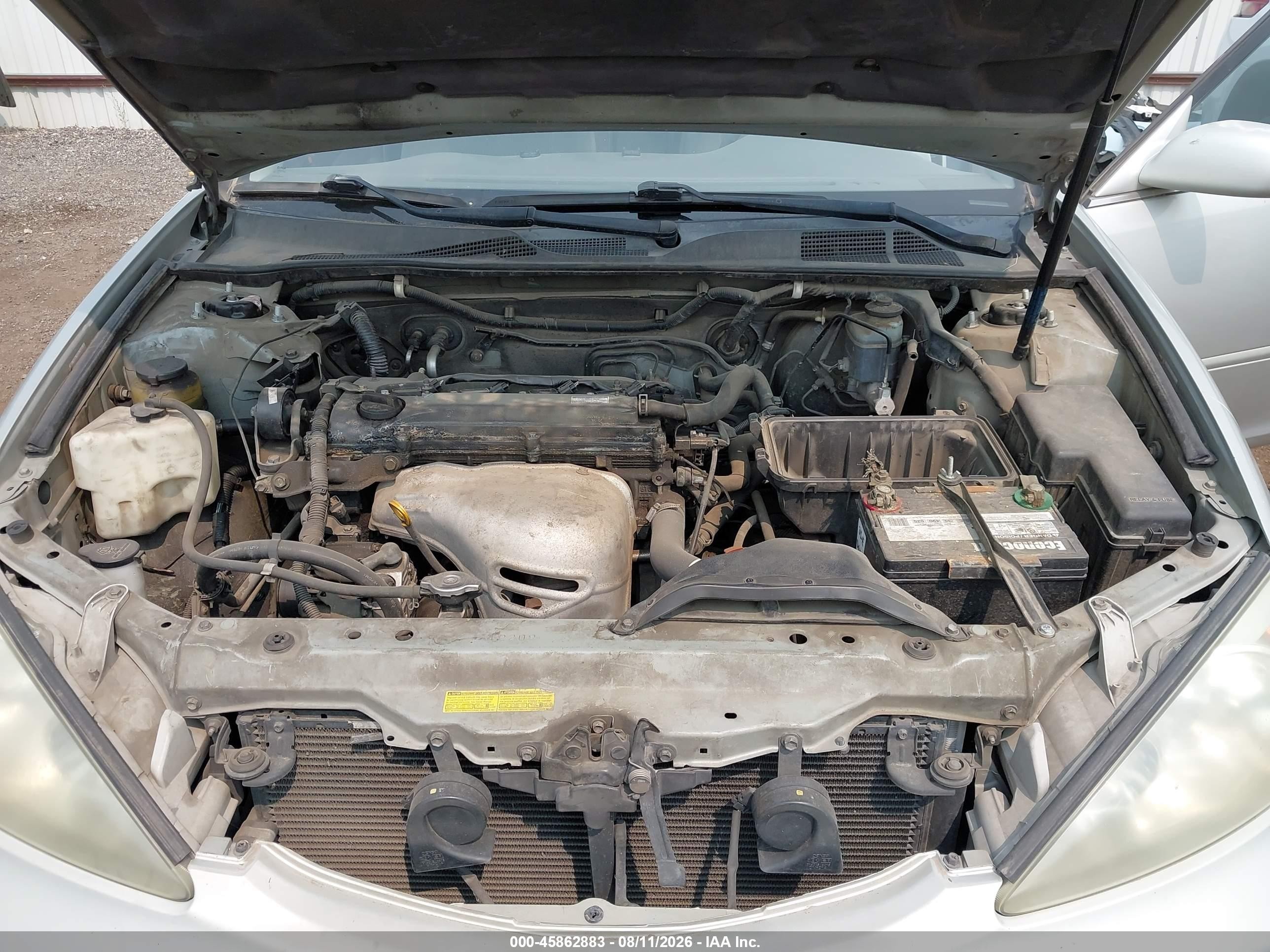 2002 Toyota Camry Le Silver vin: 4T1BE32K52U104338