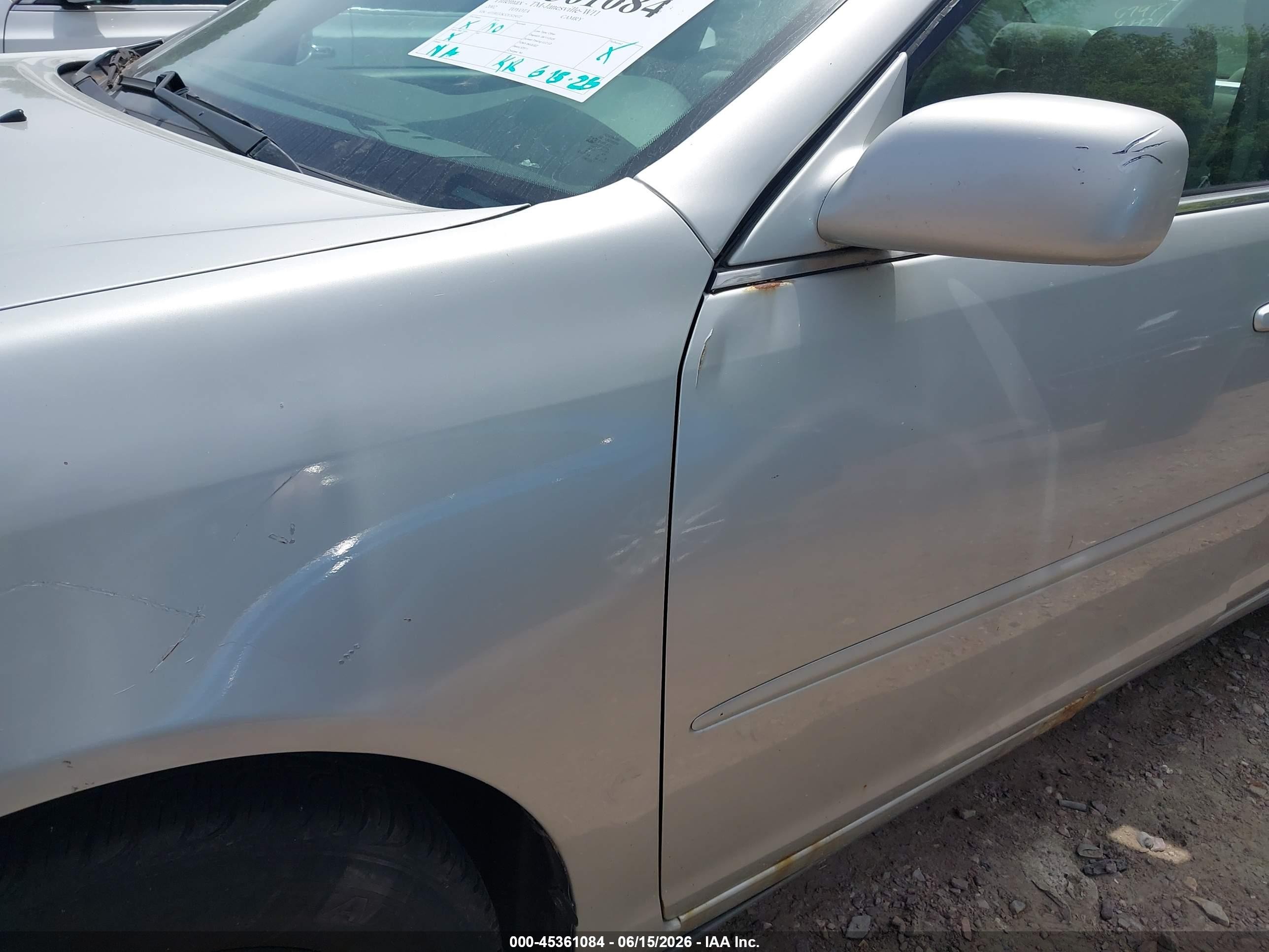 2002 Toyota Camry Le Silver vin: 4T1BE32K52U525072