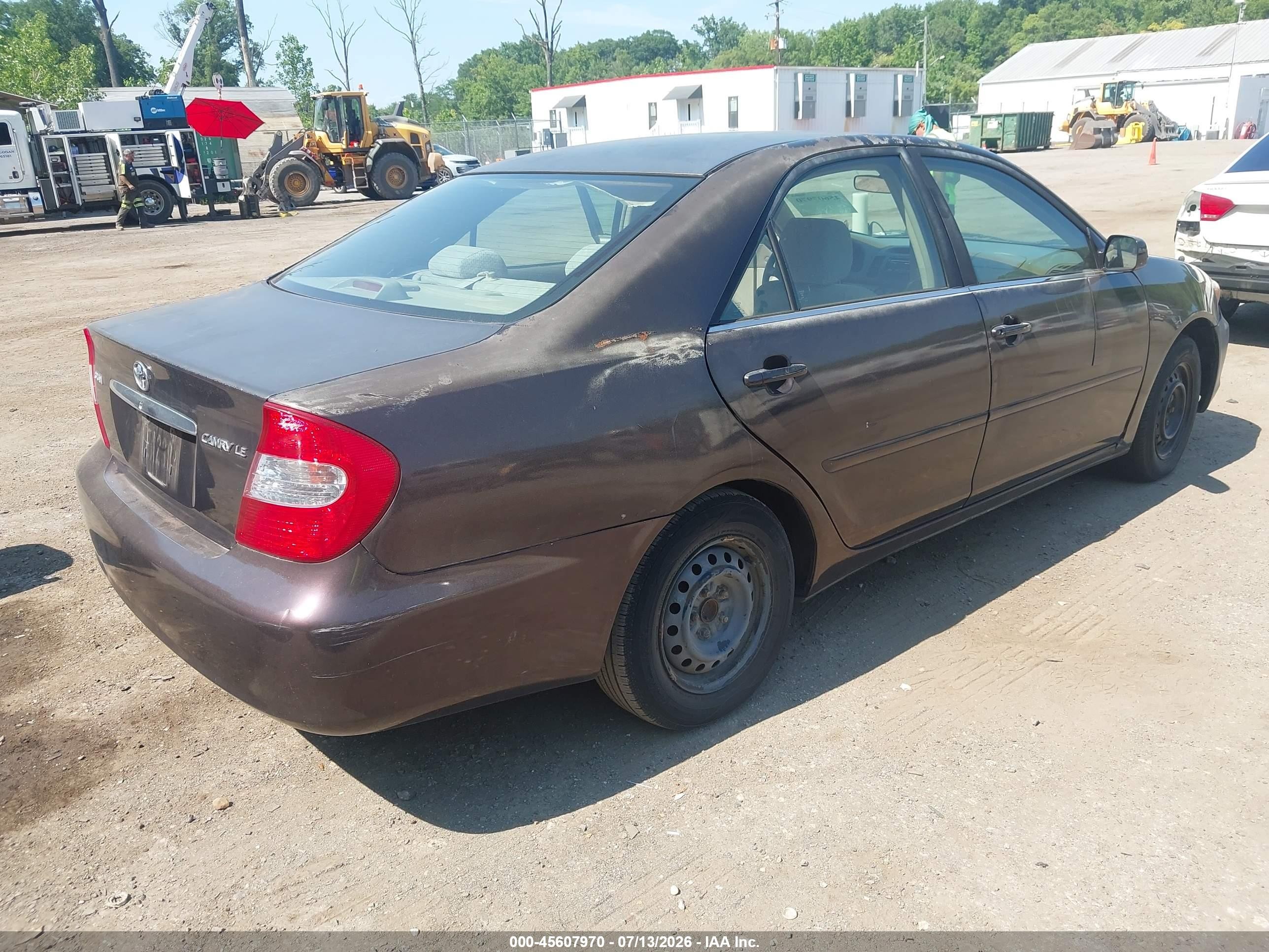 2002 Toyota Camry Le/xle/se Фиолетовый vin: 4T1BE32K52U534676