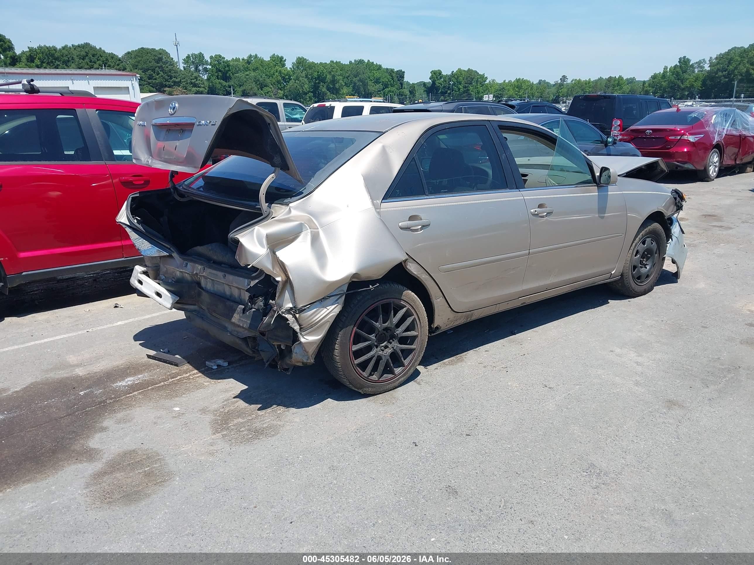 2003 Toyota Camry Le Dark Brown vin: 4T1BE32K53U153329