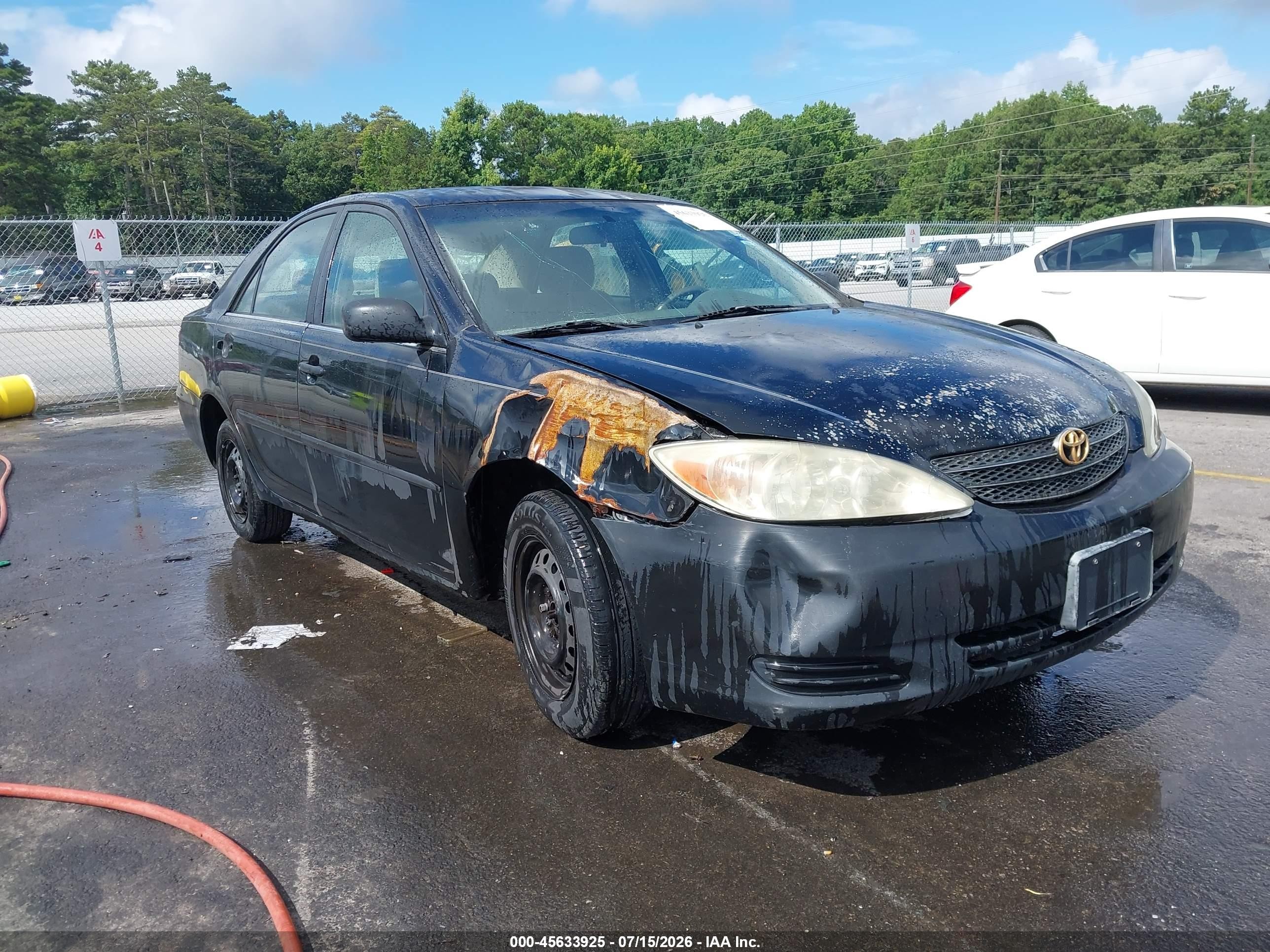2003 Toyota Camry Le Blue vin: 4T1BE32K53U181048