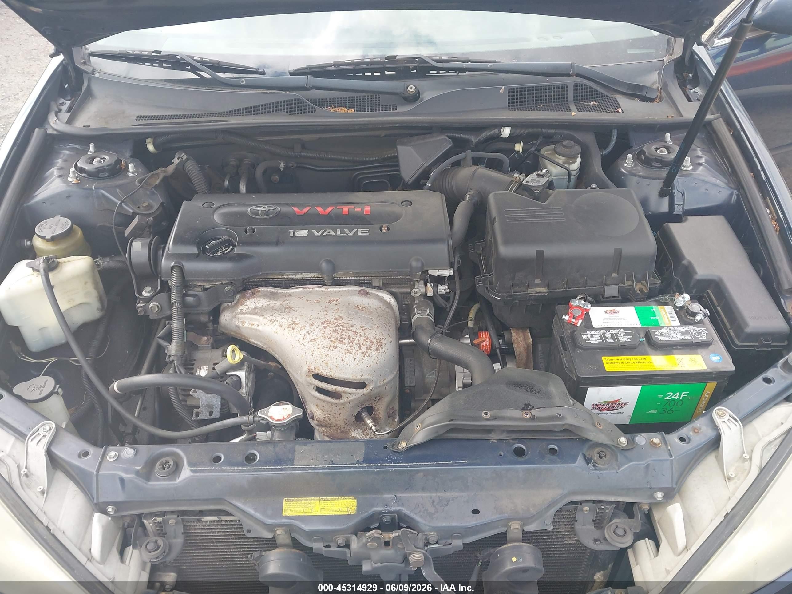 2003 Toyota Camry Le Синий vin: 4T1BE32K53U200164