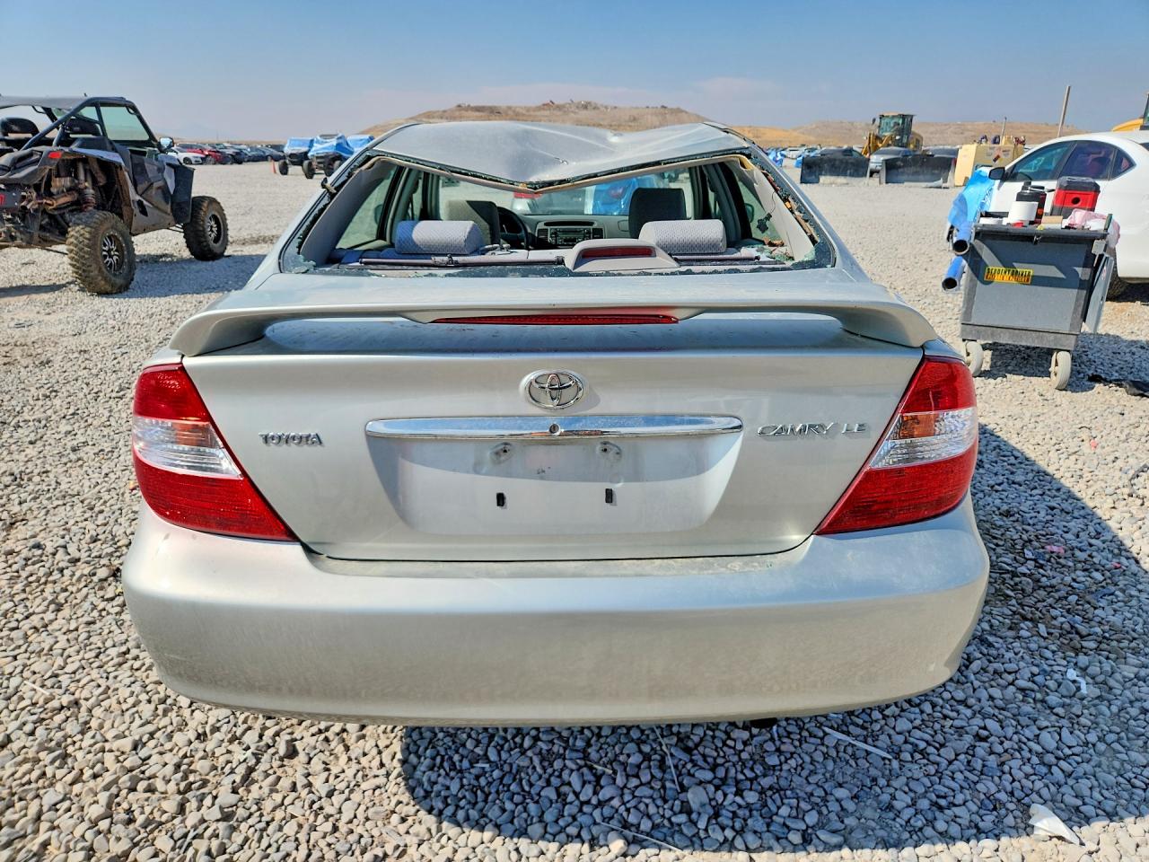 2003 Toyota Camry Le Gray vin: 4T1BE32K53U217613