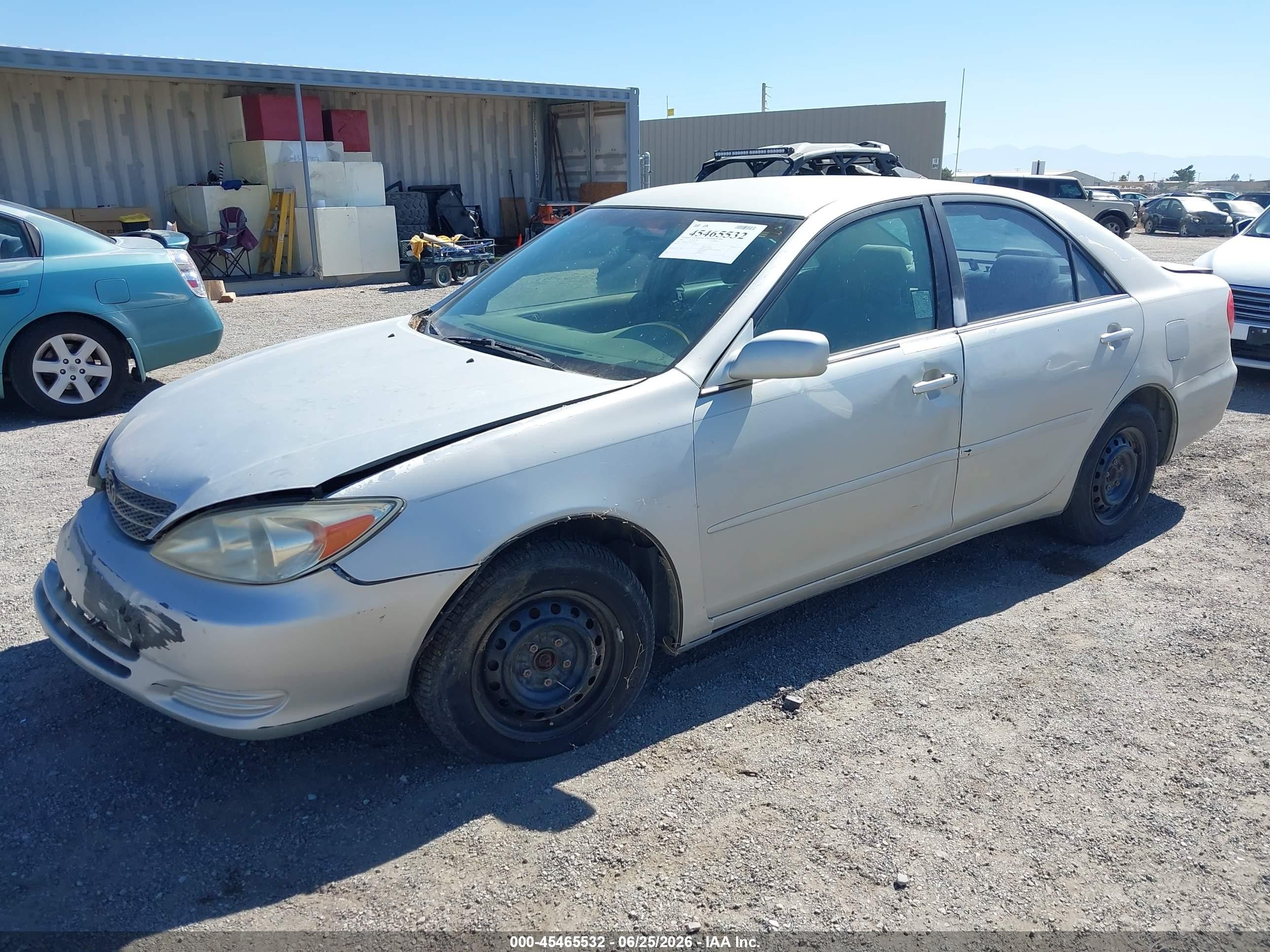 2003 Toyota Camry Le Silver vin: 4T1BE32K53U695398