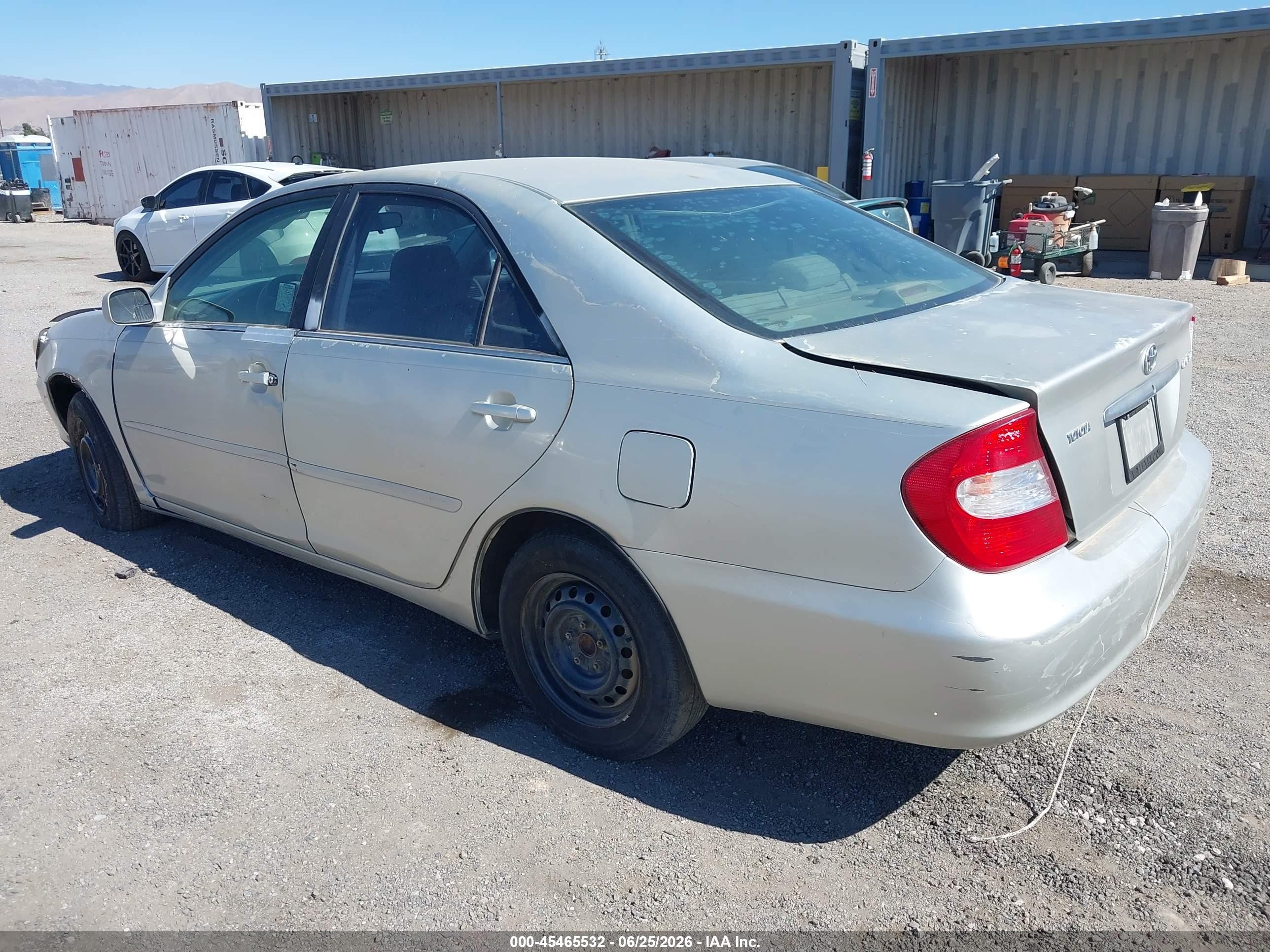 2003 Toyota Camry Le Silver vin: 4T1BE32K53U695398