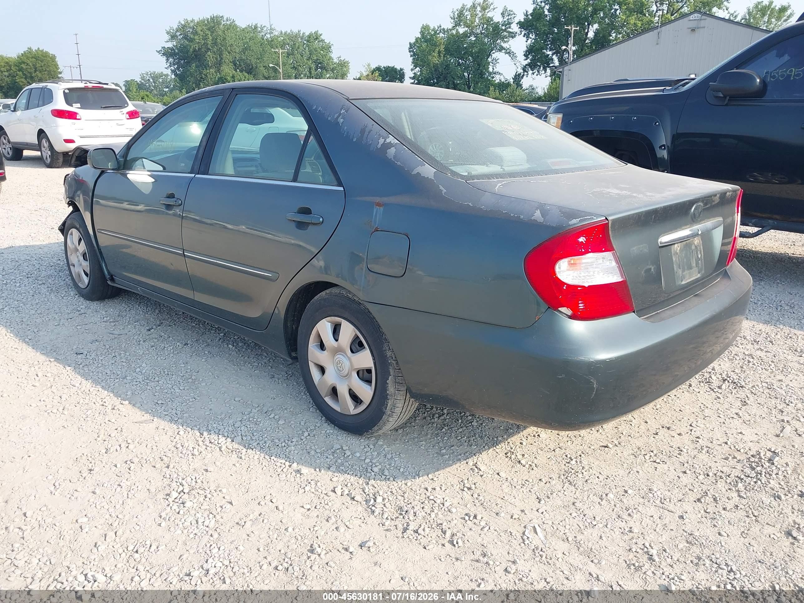 2003 Toyota Camry Xle Gray vin: 4T1BE32K53U702334