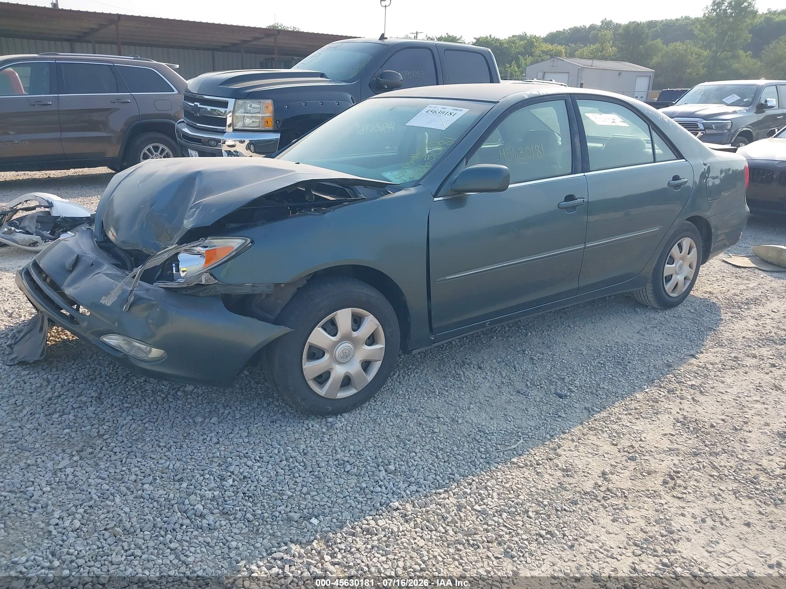 2003 Toyota Camry Xle Gray vin: 4T1BE32K53U702334