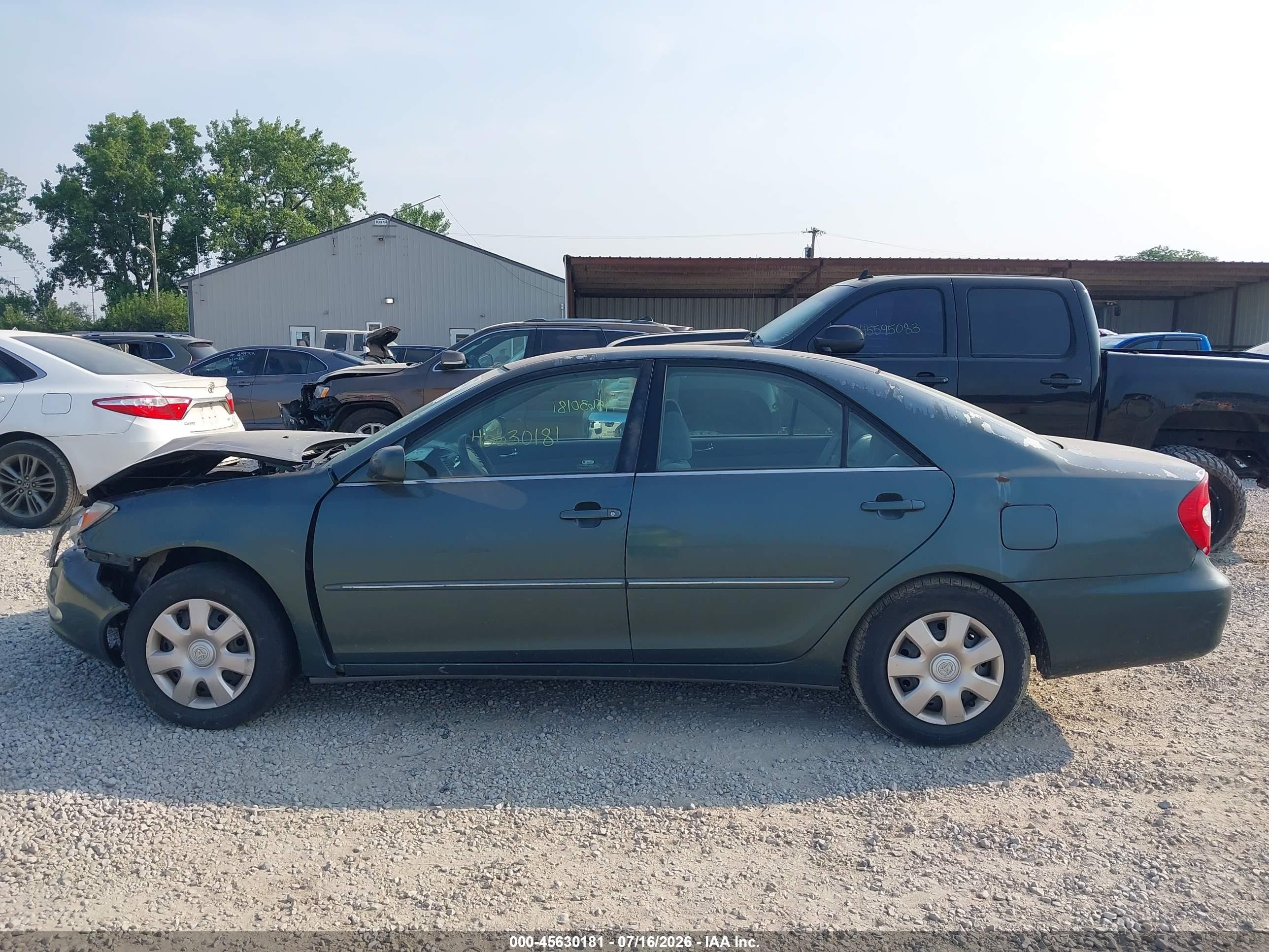 2003 Toyota Camry Xle Gray vin: 4T1BE32K53U702334