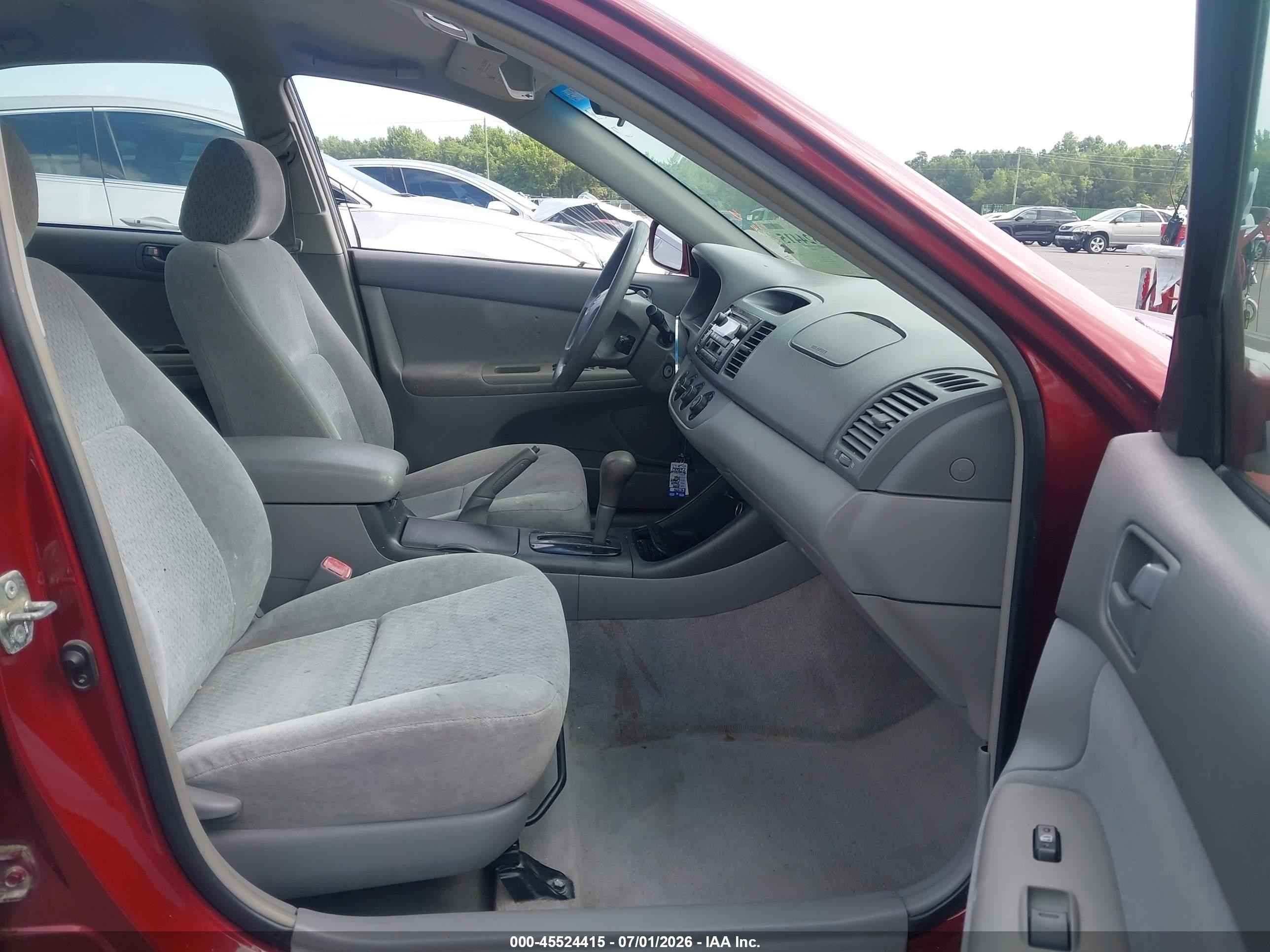 2004 Toyota Camry Le Бордовый vin: 4T1BE32K54U277358