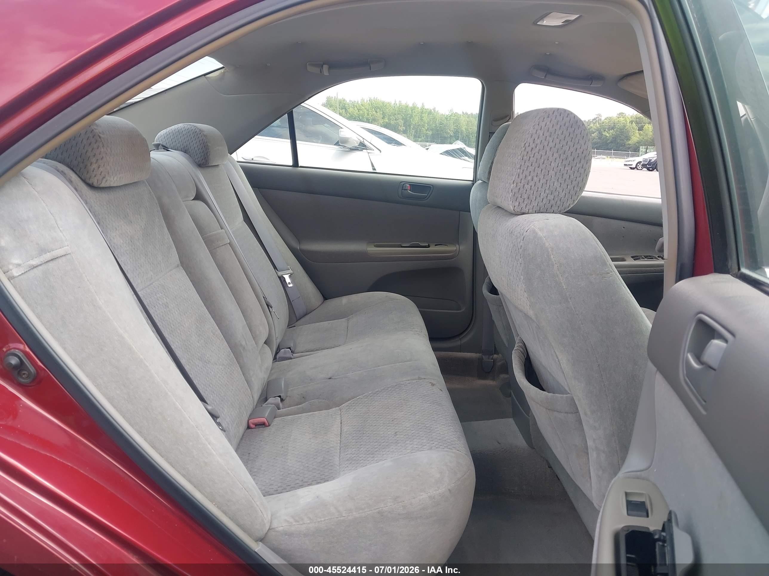 2004 Toyota Camry Le Бордовый vin: 4T1BE32K54U277358