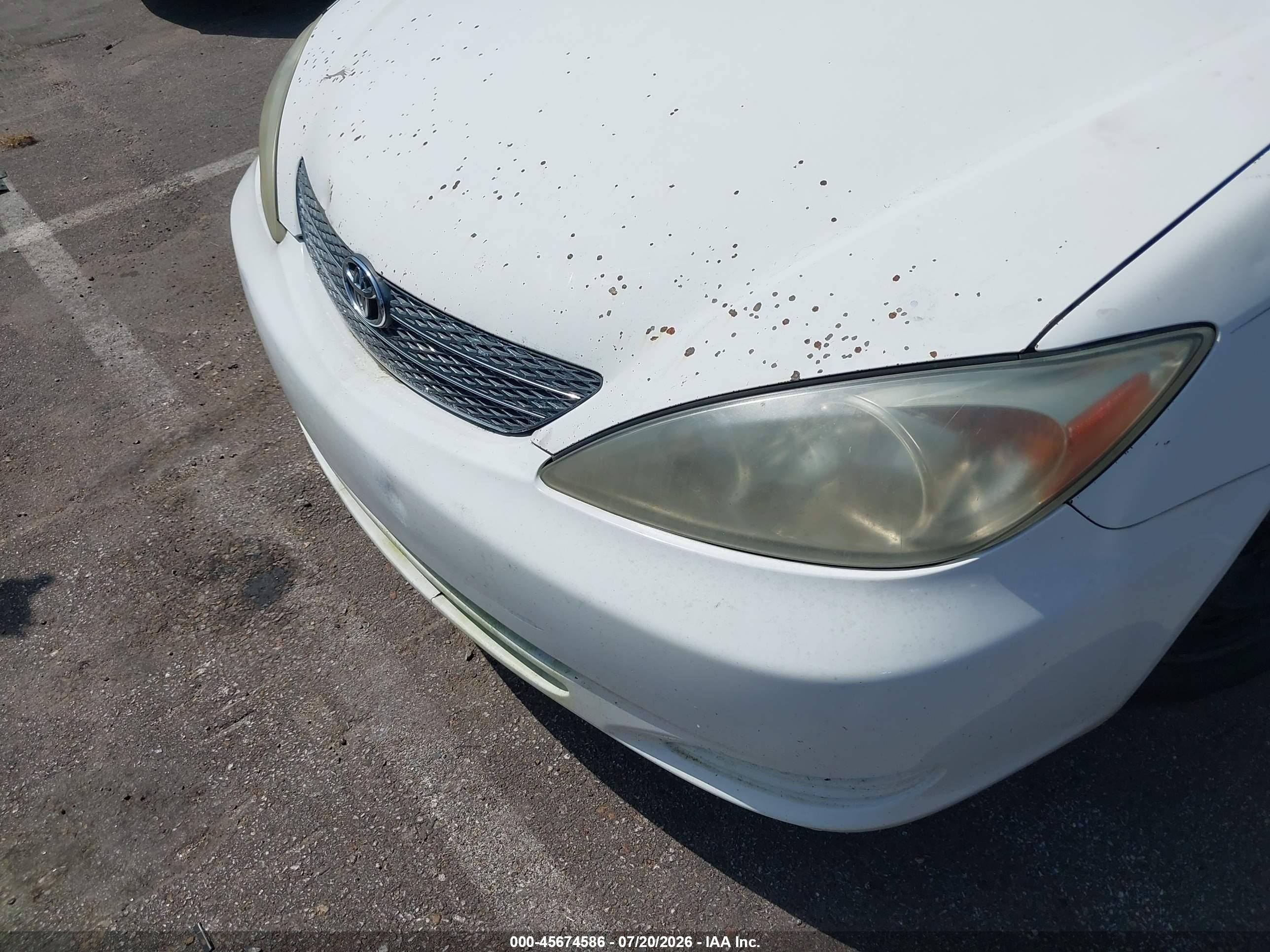 2004 Toyota Camry Le White vin: 4T1BE32K54U279658