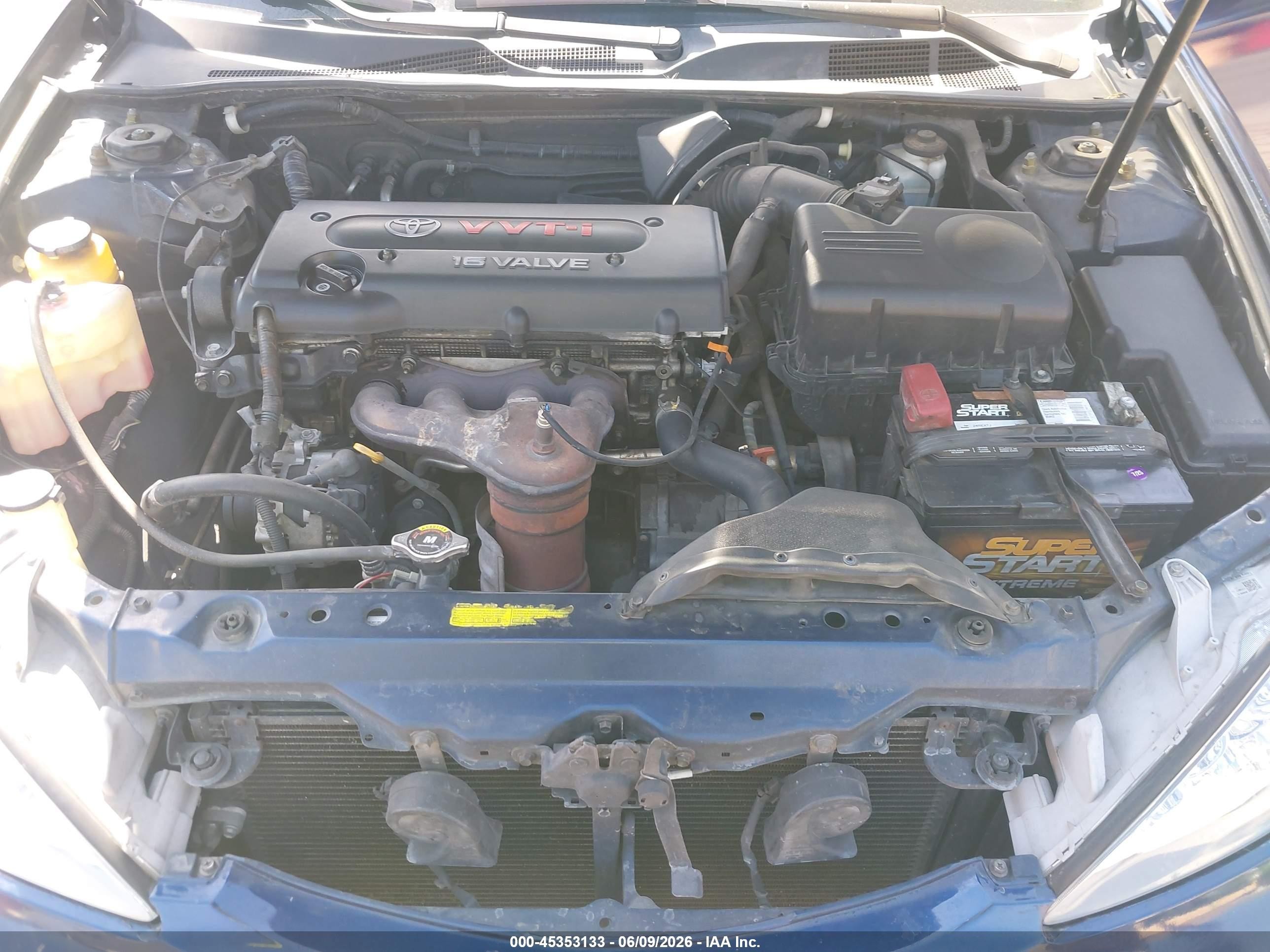 2004 Toyota Camry Le Blue vin: 4T1BE32K54U333668
