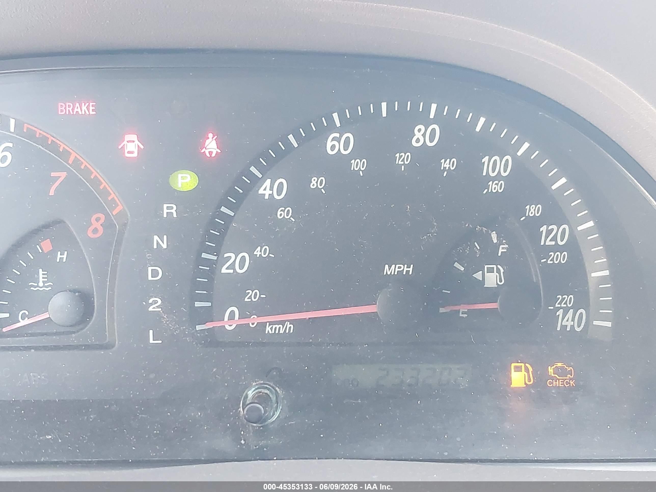 2004 Toyota Camry Le Blue vin: 4T1BE32K54U333668