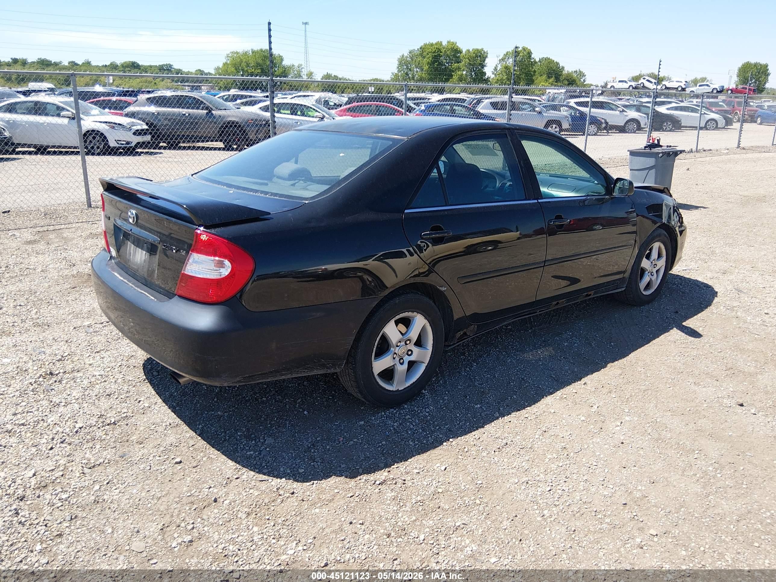2004 Toyota Camry Se Черный vin: 4T1BE32K54U334688