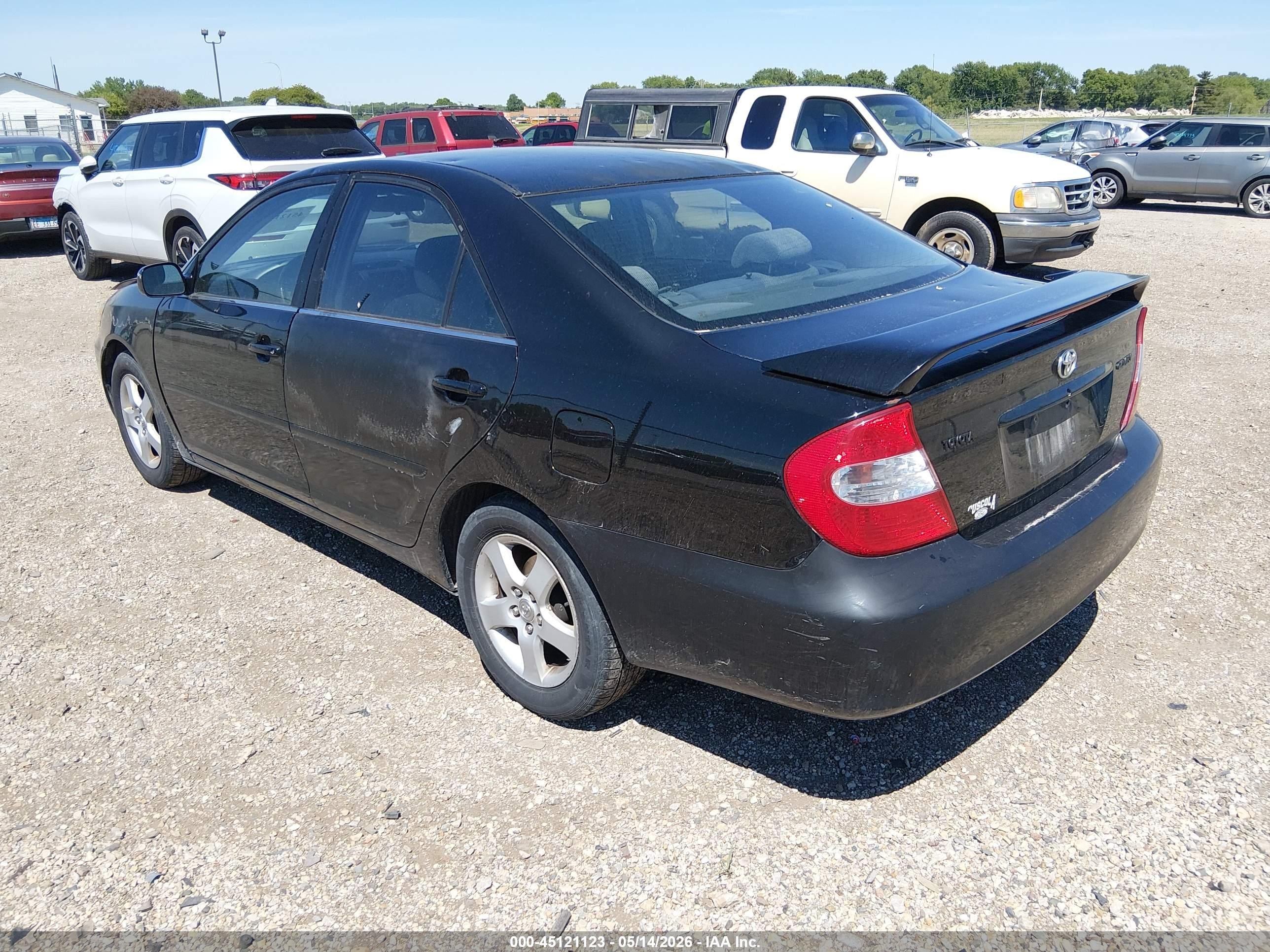 2004 Toyota Camry Se Черный vin: 4T1BE32K54U334688