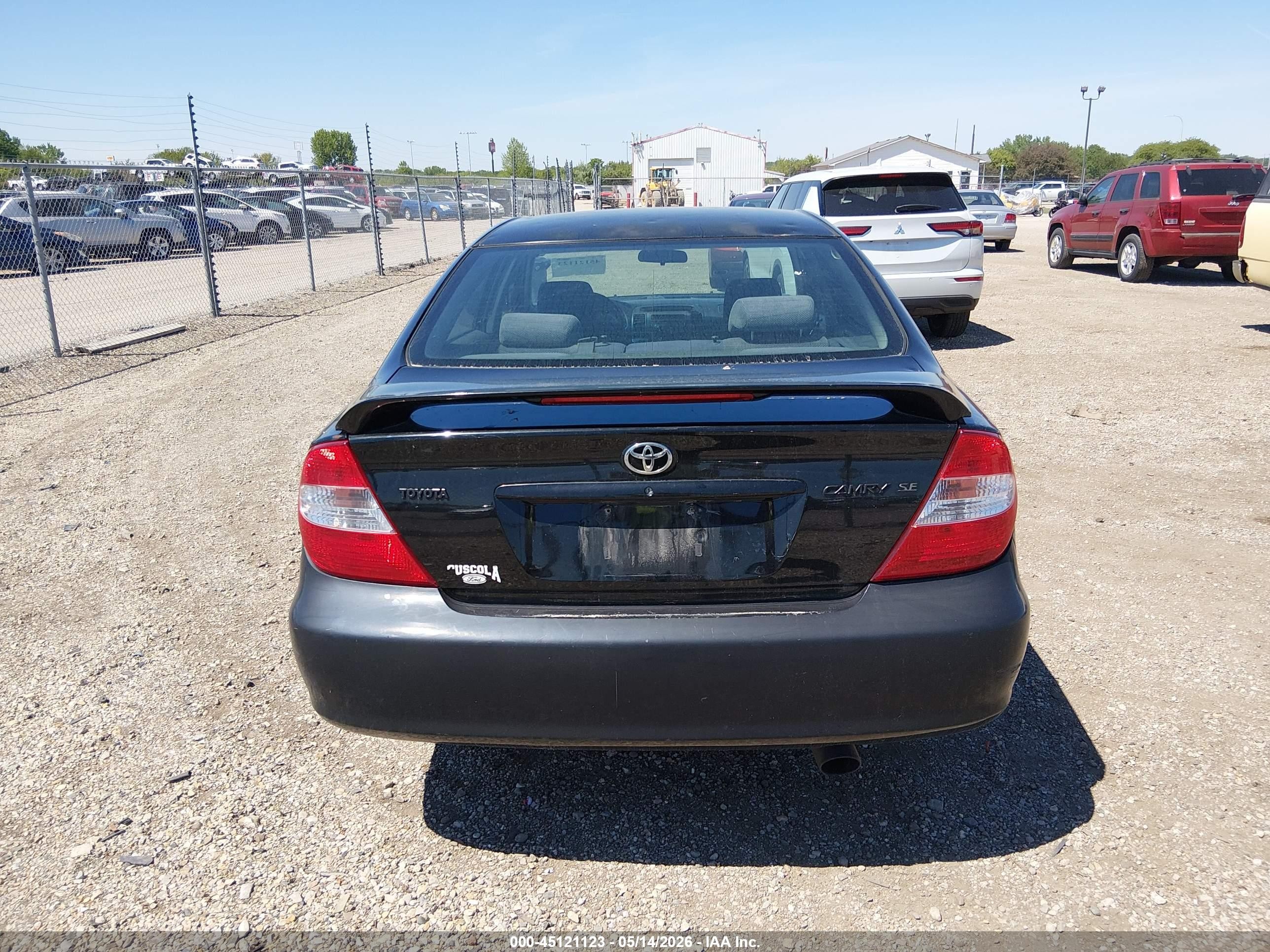 2004 Toyota Camry Se Черный vin: 4T1BE32K54U334688