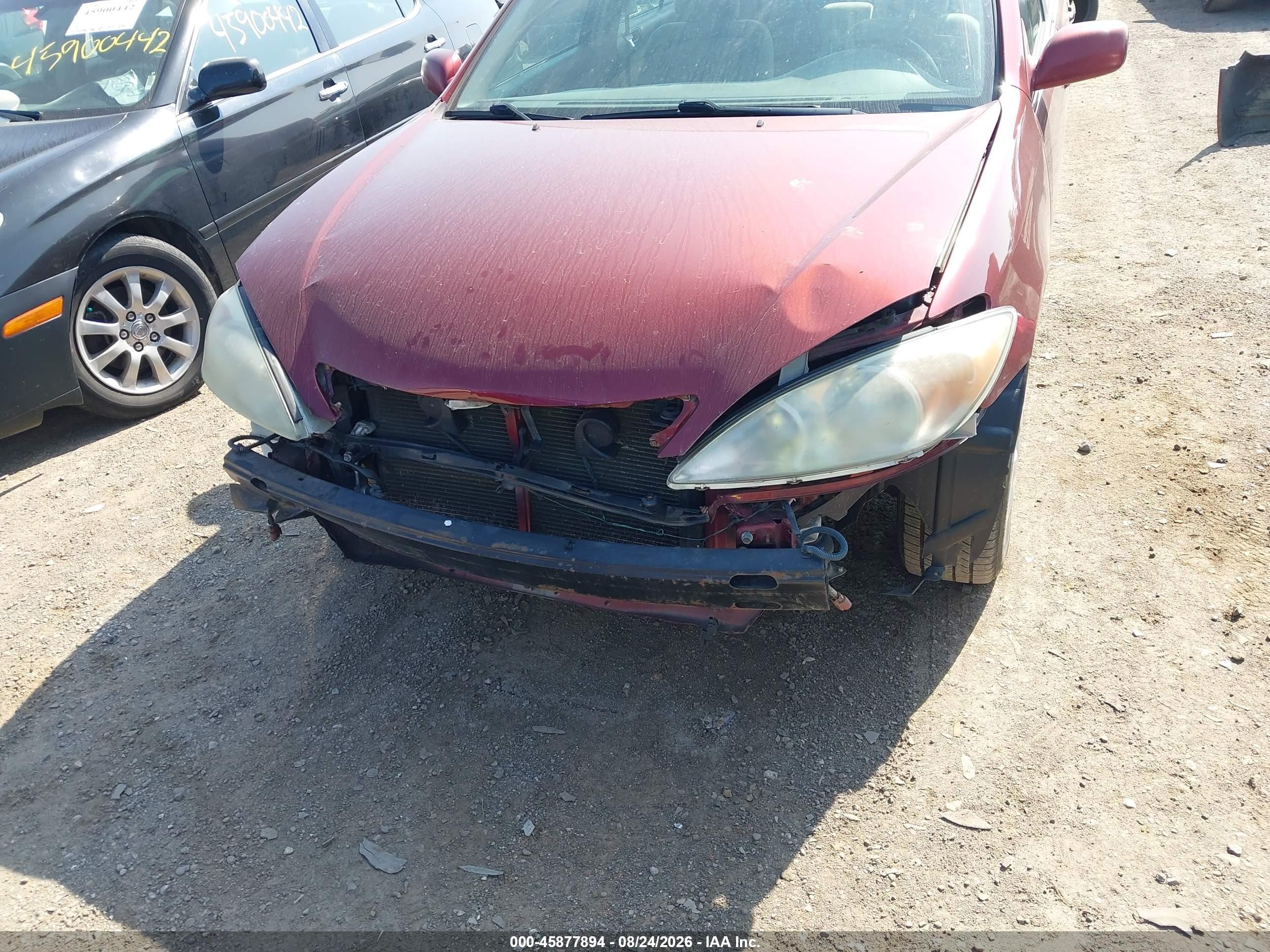 2004 Toyota Camry Le Burgundy vin: 4T1BE32K54U354553