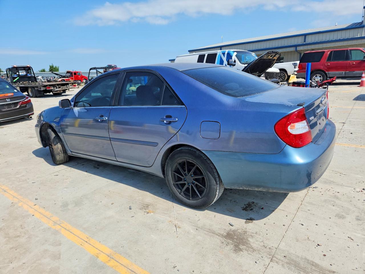 2004 Toyota Camry Le Синий vin: 4T1BE32K54U847486