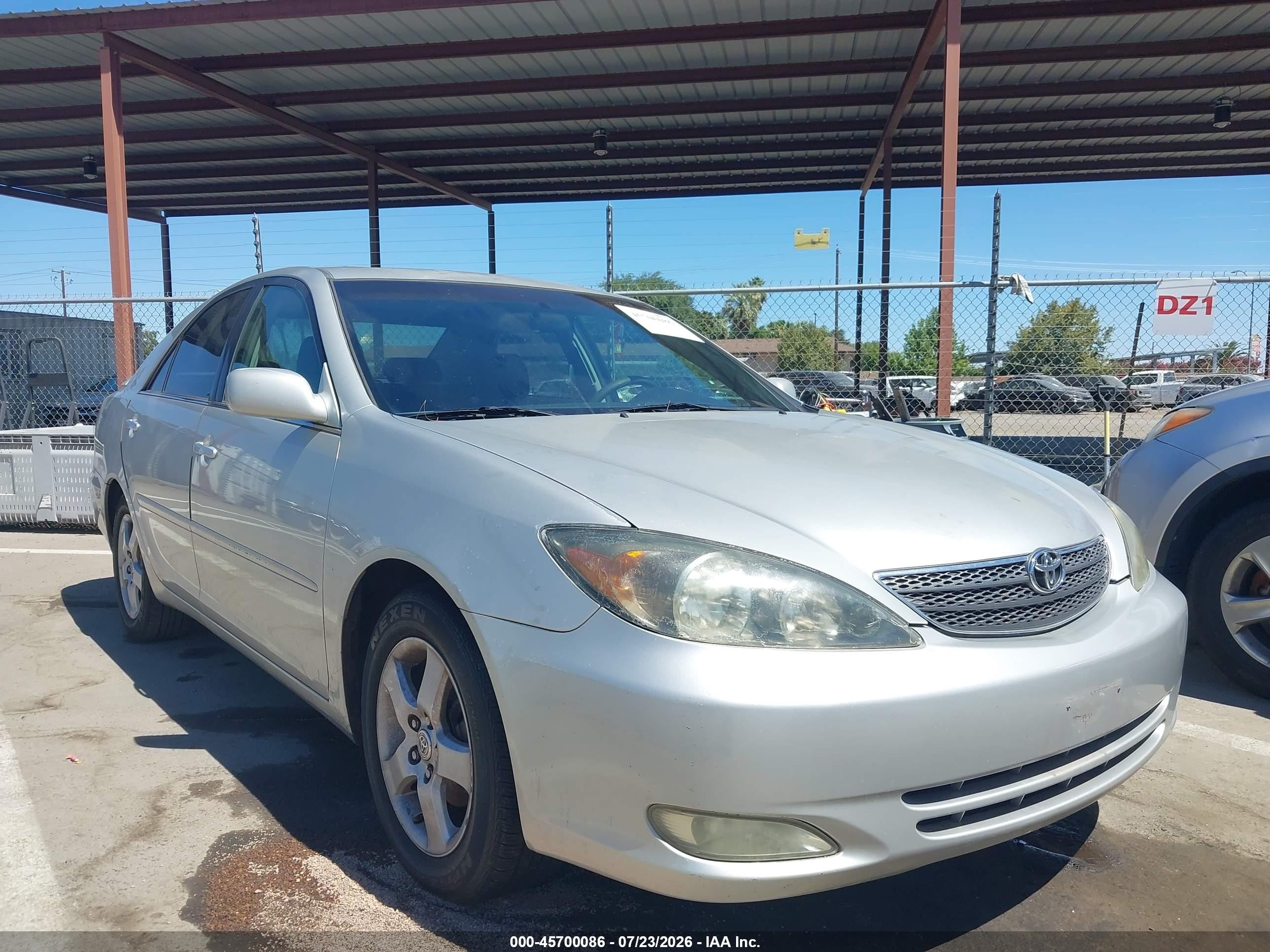 2004 Toyota Camry Se Silver vin: 4T1BE32K54U912076