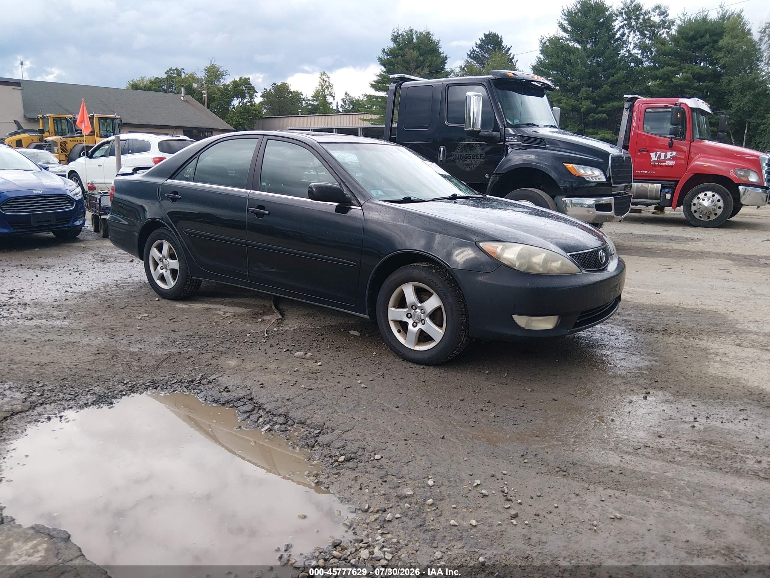 2005 Toyota Camry Se Black vin: 4T1BE32K55U051029