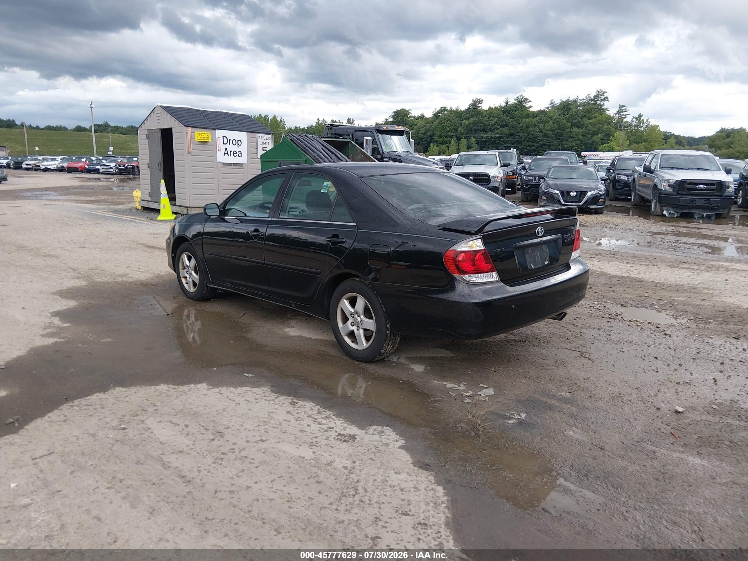 2005 Toyota Camry Se Black vin: 4T1BE32K55U051029