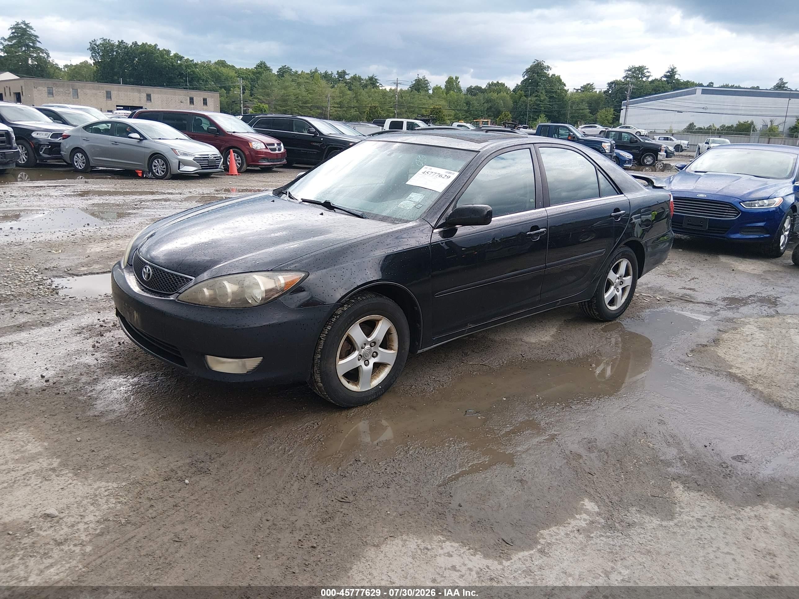2005 Toyota Camry Se Black vin: 4T1BE32K55U051029