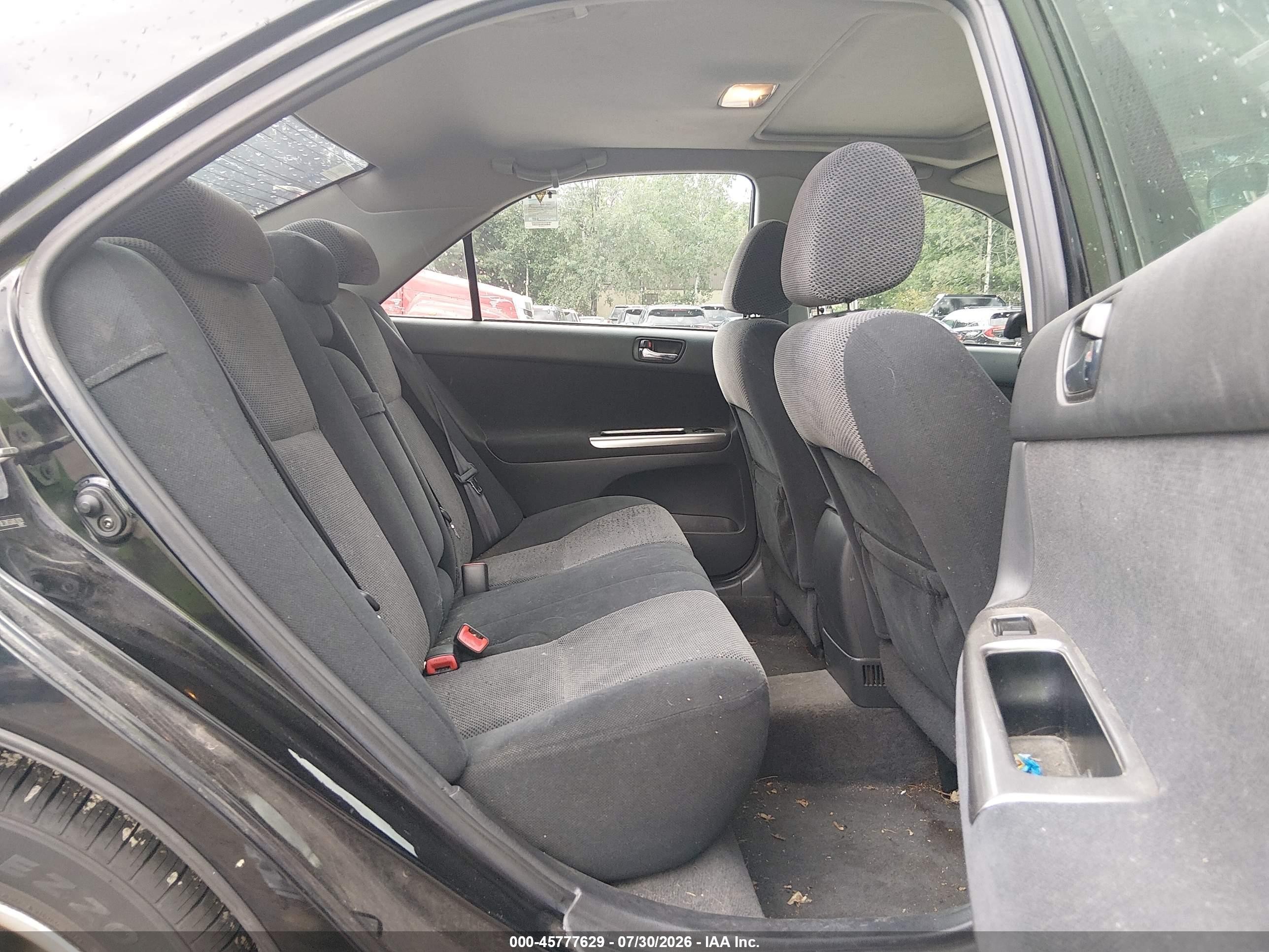 2005 Toyota Camry Se Black vin: 4T1BE32K55U051029