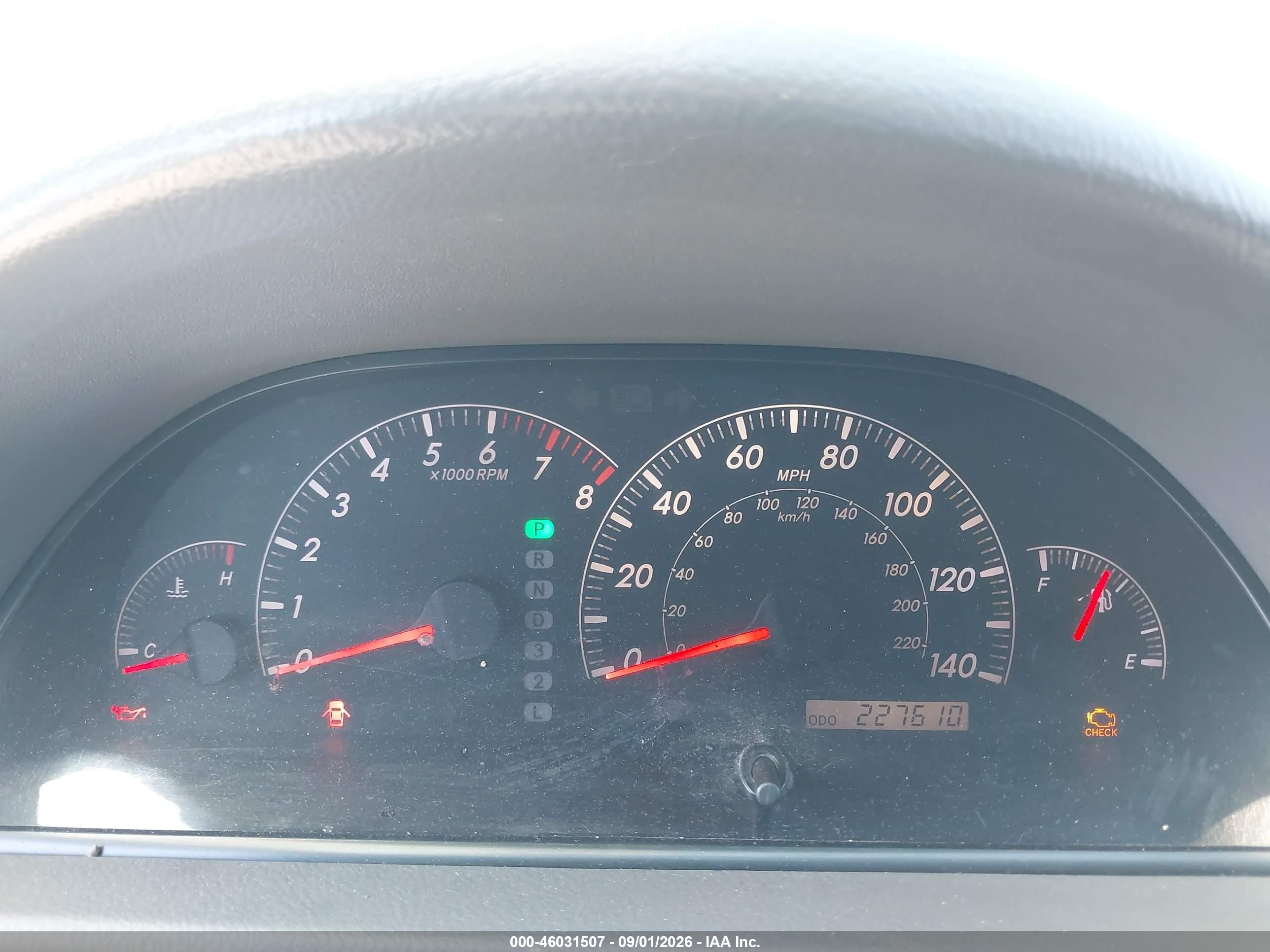 2005 Toyota Camry Le Green vin: 4T1BE32K55U054058