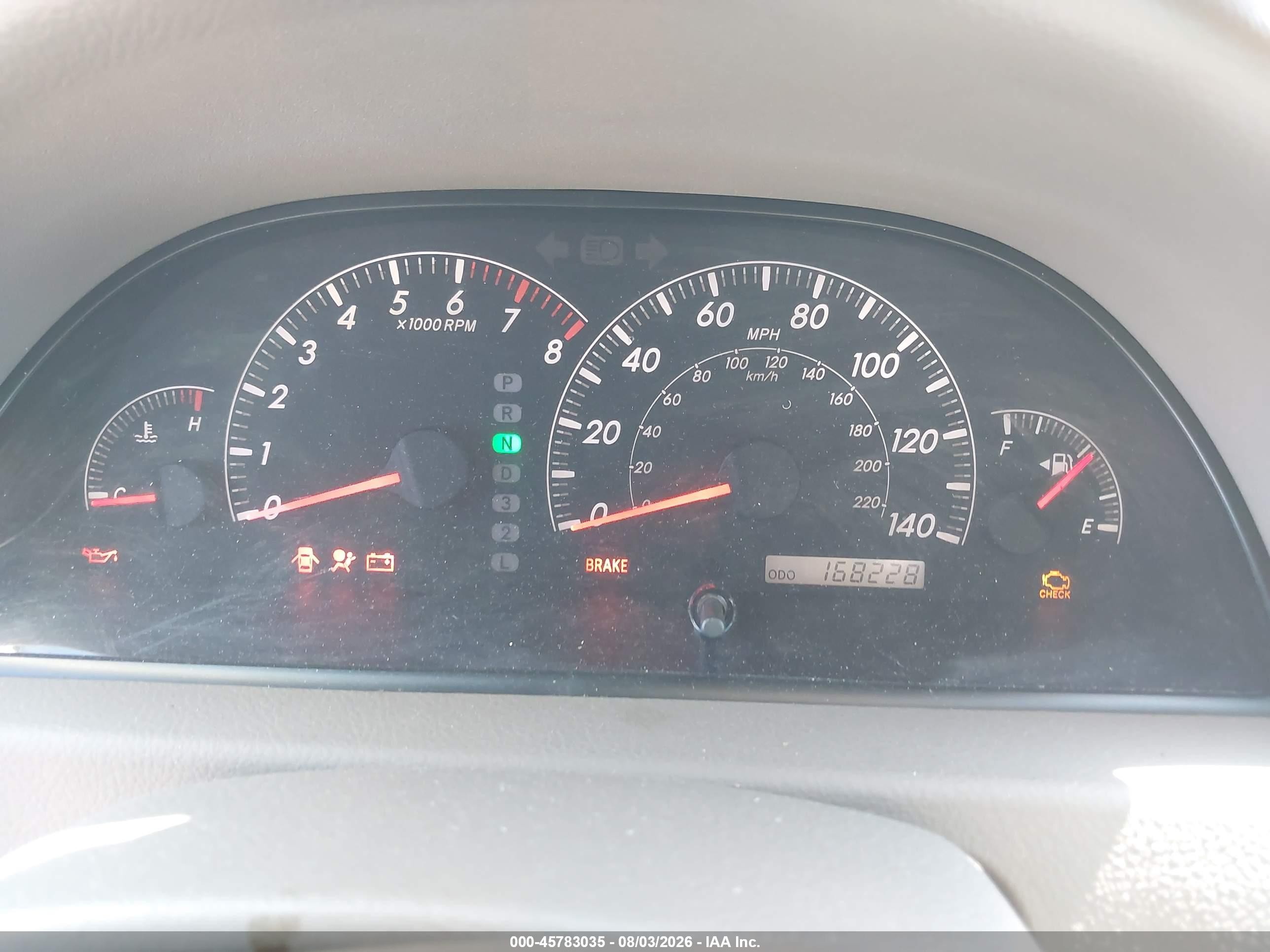 2005 Toyota Camry Le Beige vin: 4T1BE32K55U057378