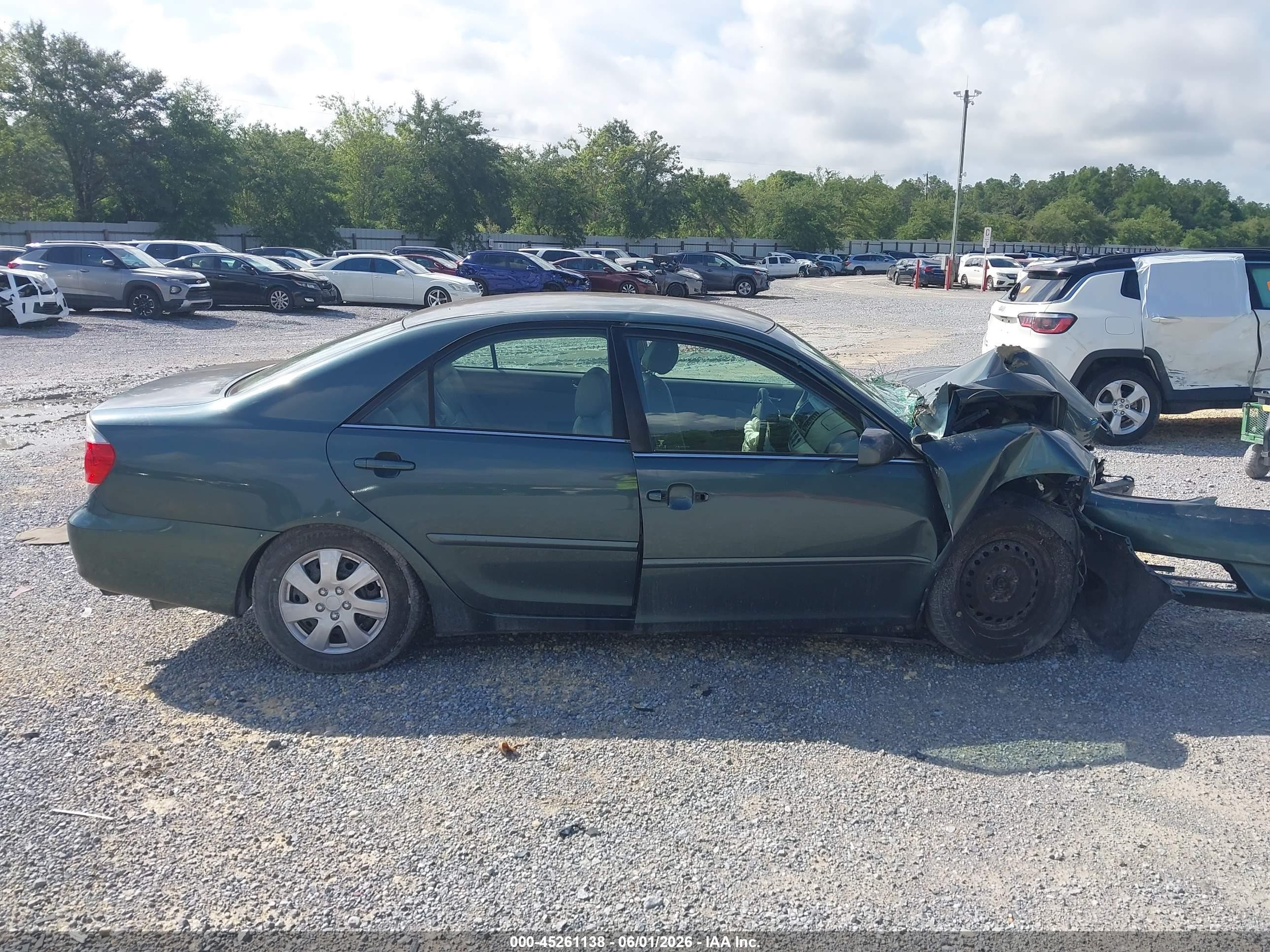 2005 Toyota Camry Le Зеленый vin: 4T1BE32K55U099680