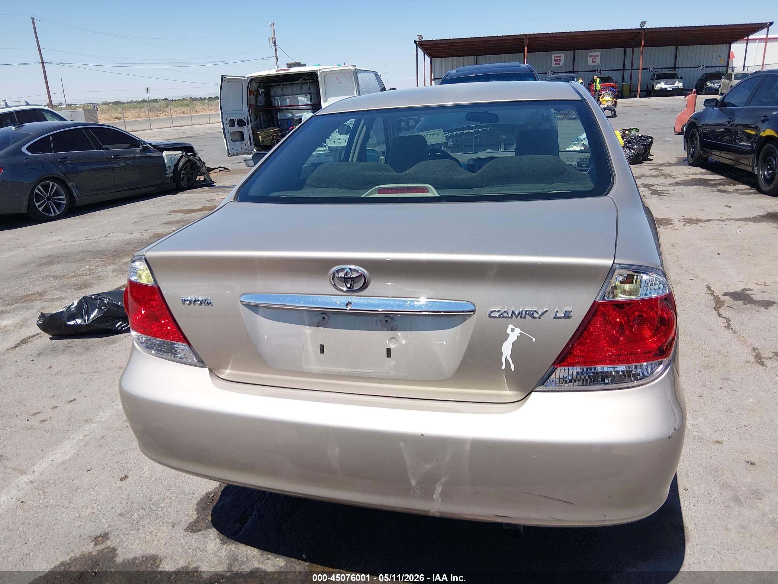 2005 Toyota Camry Le Pewter vin: 4T1BE32K55U413361