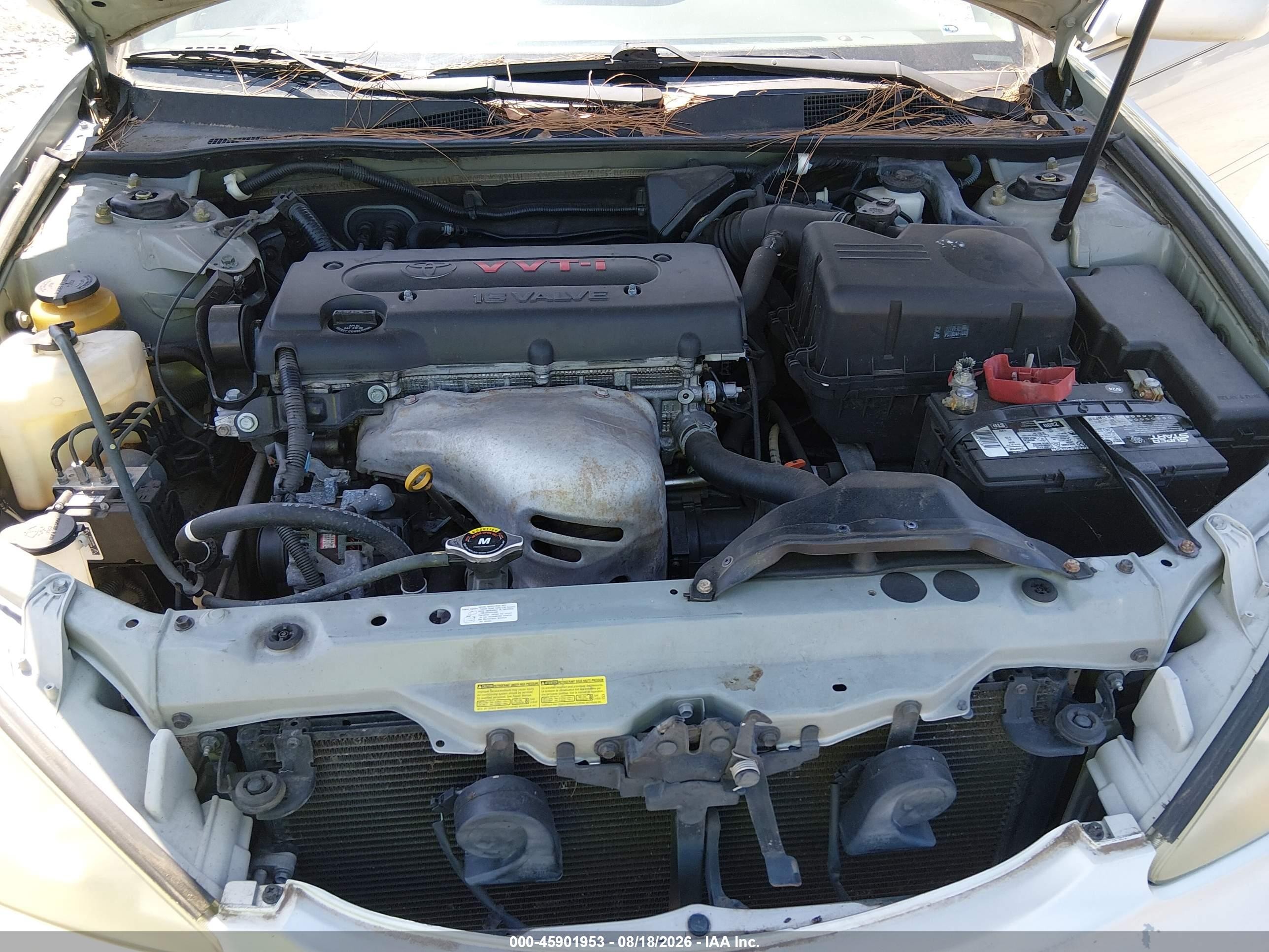 2005 Toyota Camry Le Silver vin: 4T1BE32K55U434811