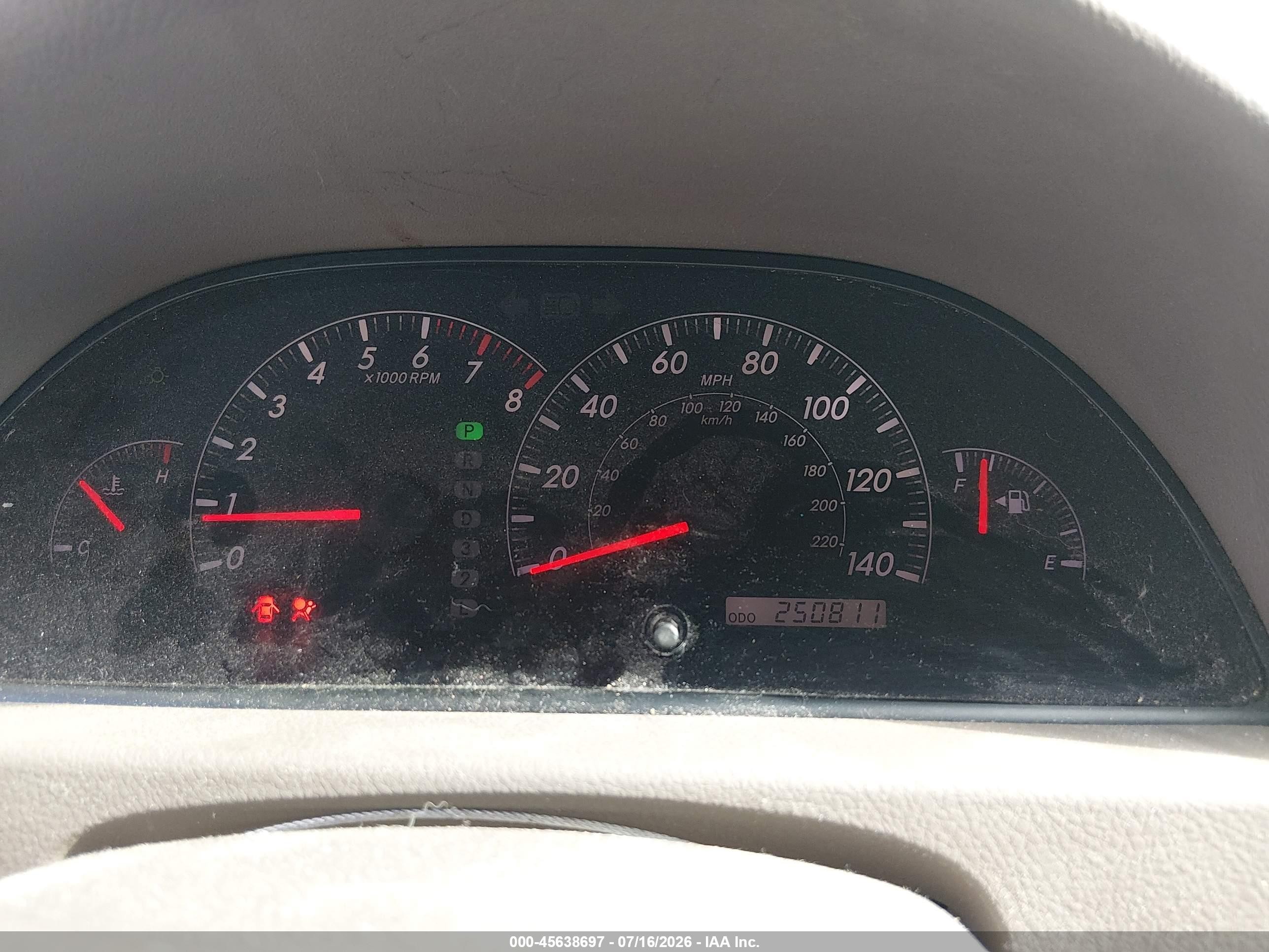 2005 Toyota Camry Le Желто-коричневый vin: 4T1BE32K55U559890