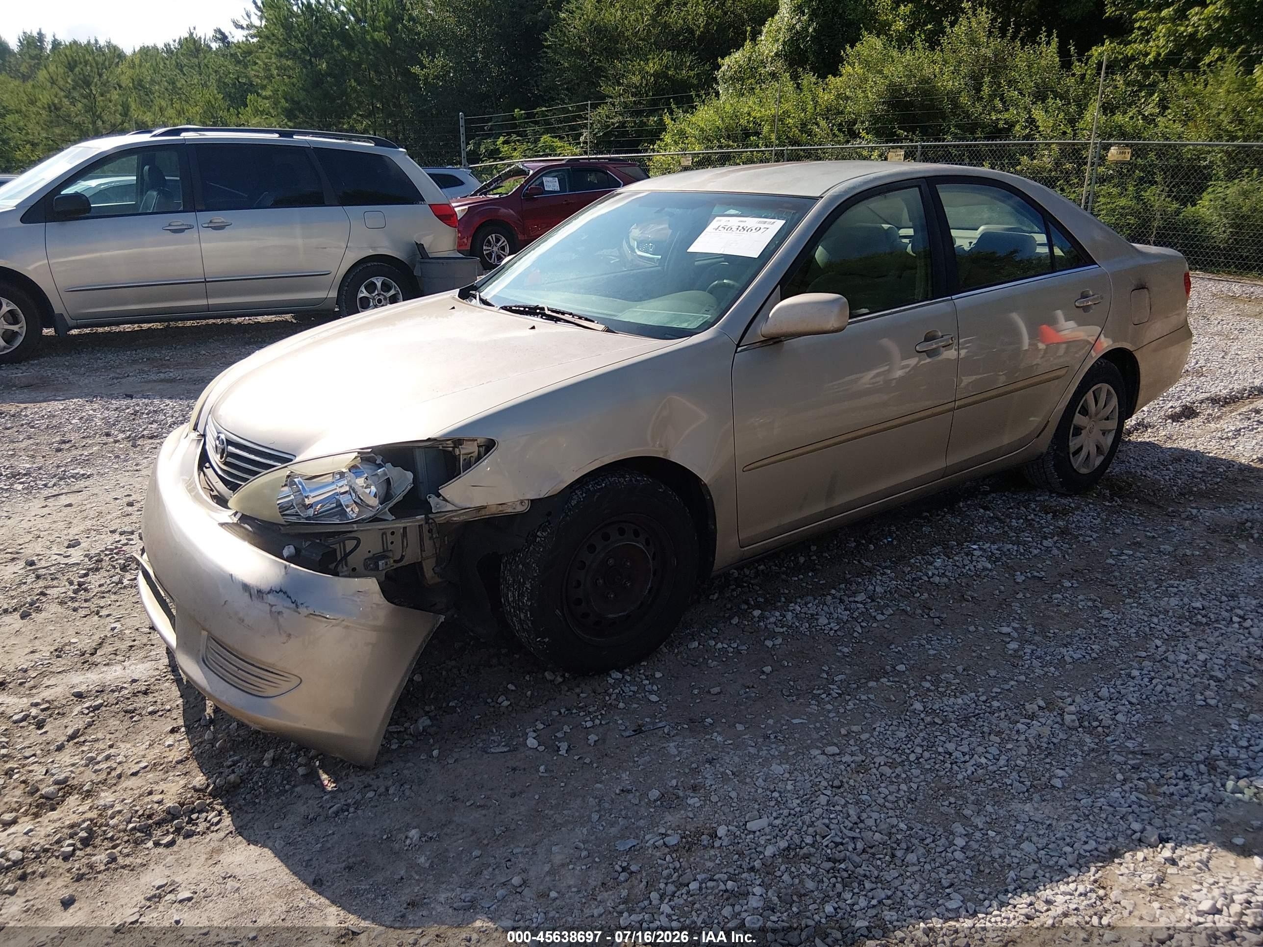 2005 Toyota Camry Le Желто-коричневый vin: 4T1BE32K55U559890