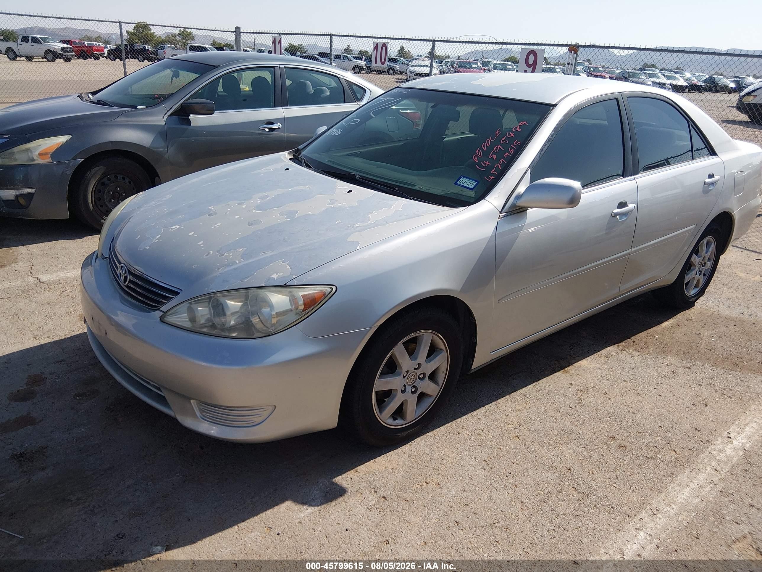 2005 Toyota Camry Le Серебряный vin: 4T1BE32K55U949064