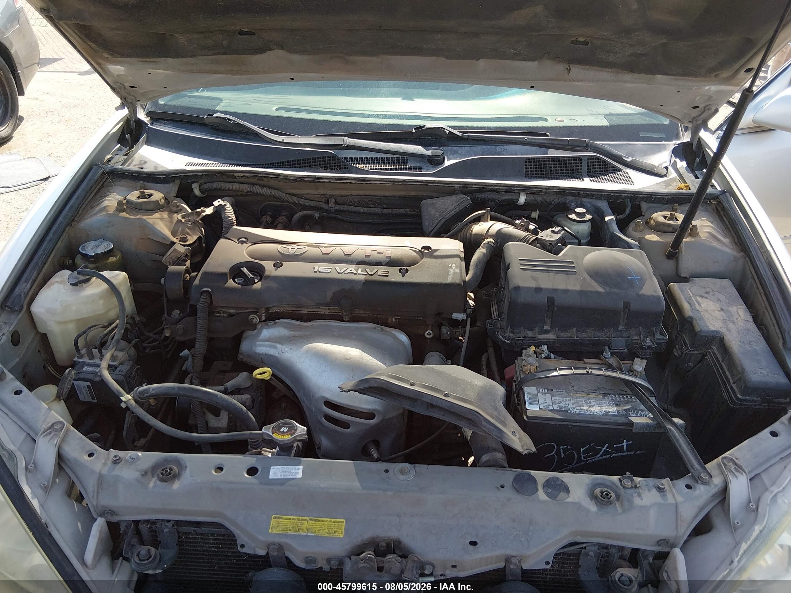 2005 Toyota Camry Le Серебряный vin: 4T1BE32K55U949064