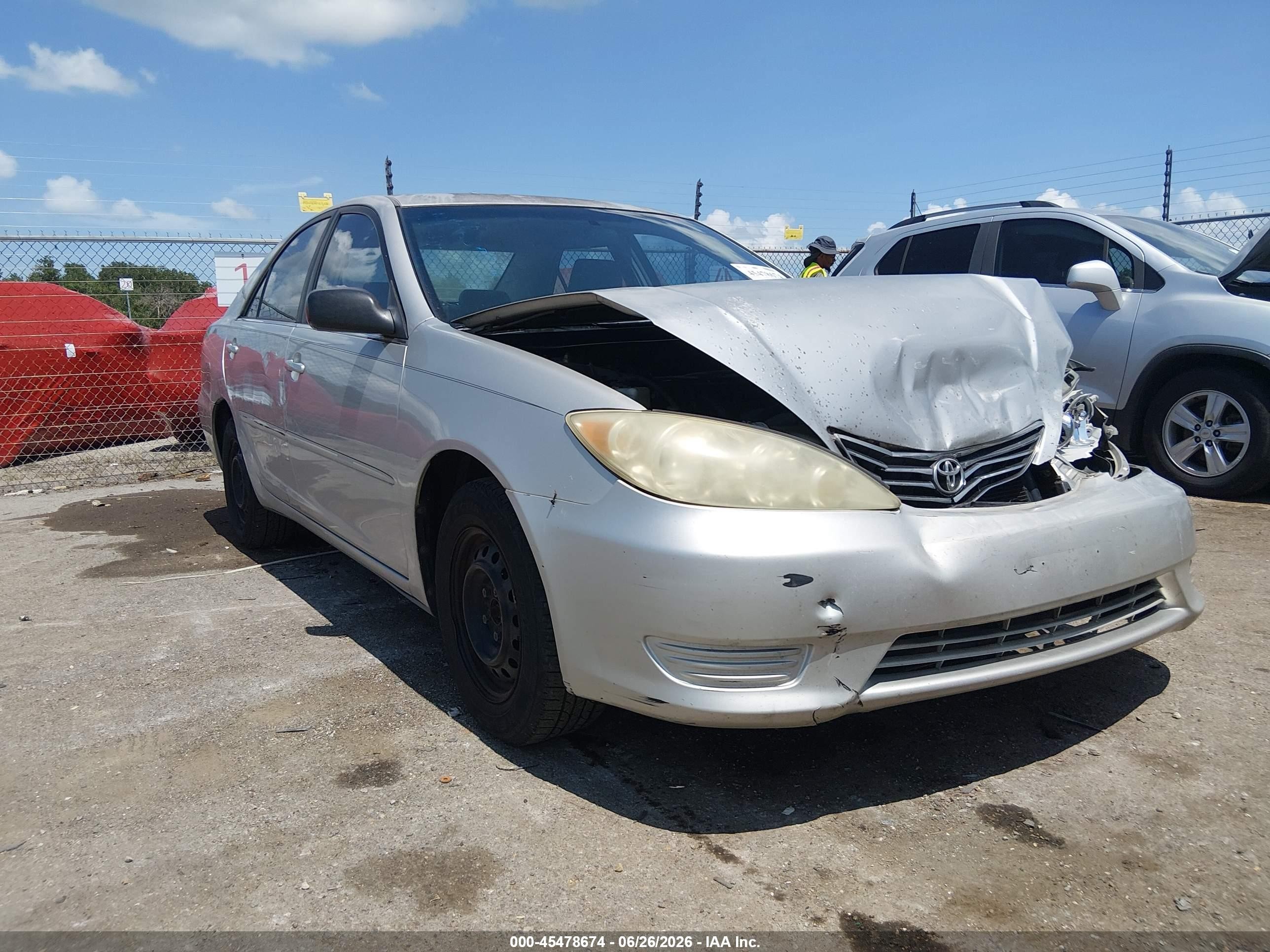 2006 Toyota Camry Le Серебряный vin: 4T1BE32K56U114101