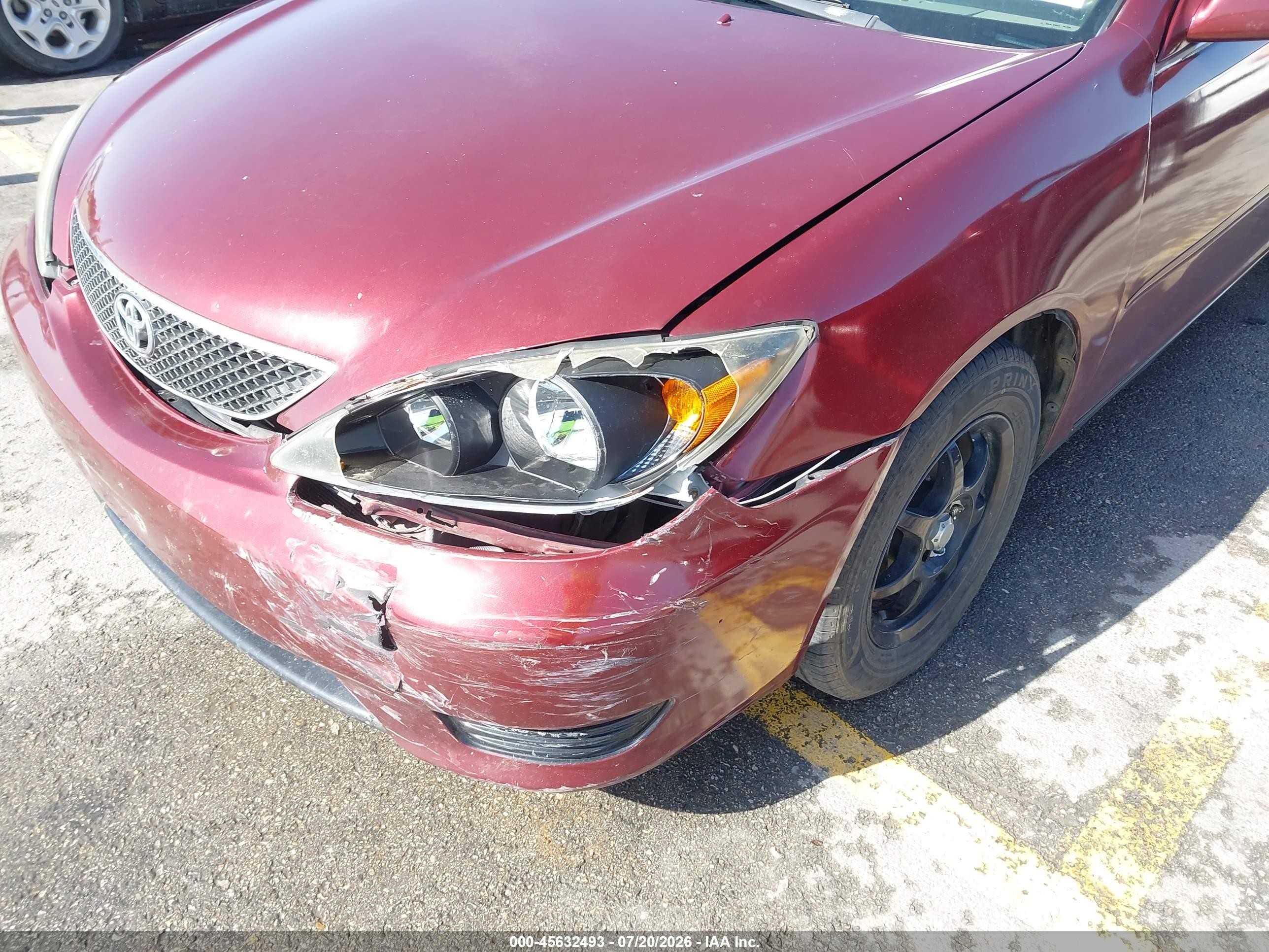 2006 Toyota Camry Le Red vin: 4T1BE32K56U118178