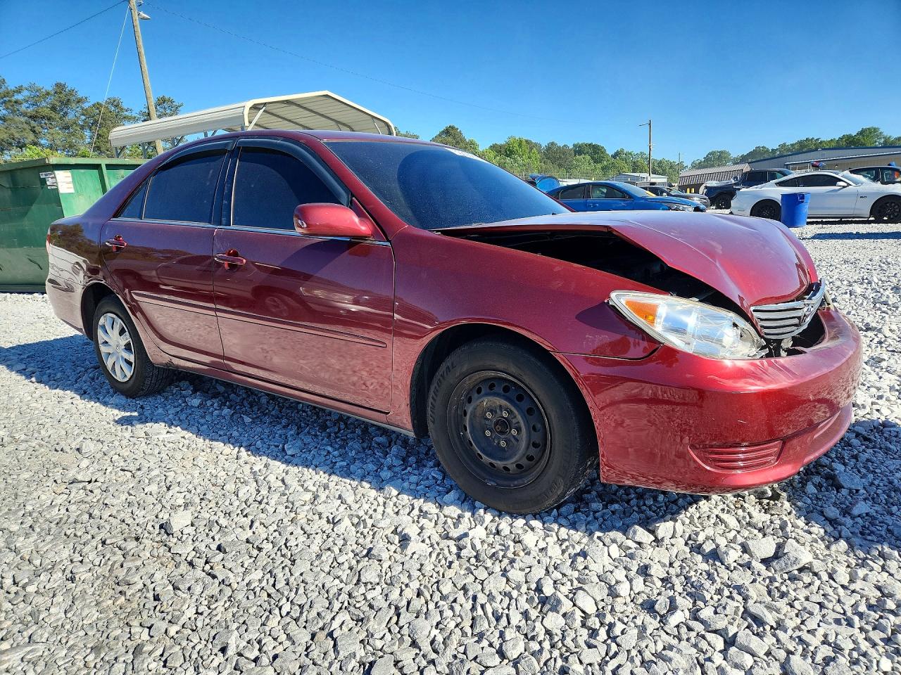 2006 Toyota Camry Le Темно-бордовый vin: 4T1BE32K56U122831