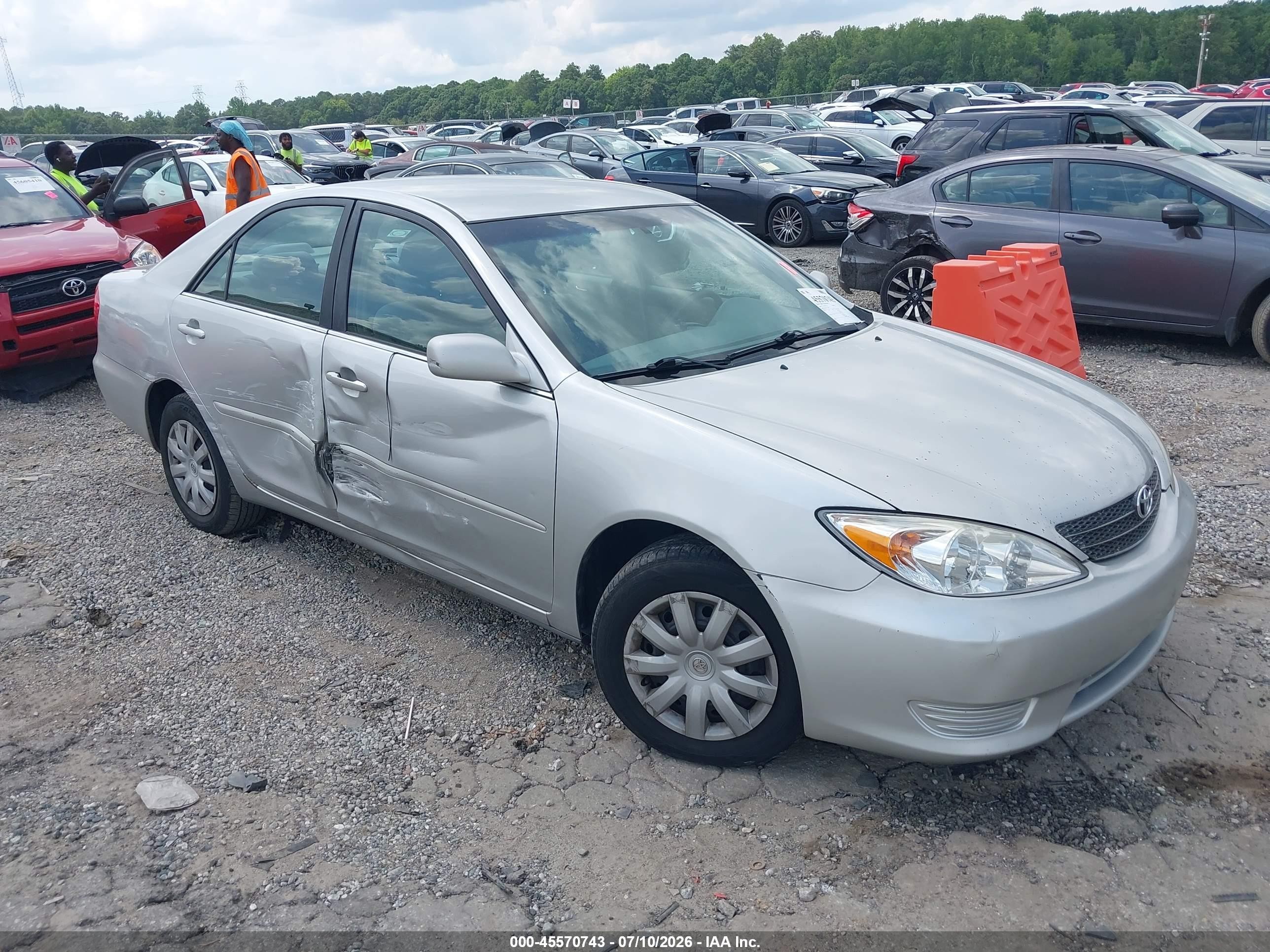 2006 Toyota Camry Le Silver vin: 4T1BE32K56U125101