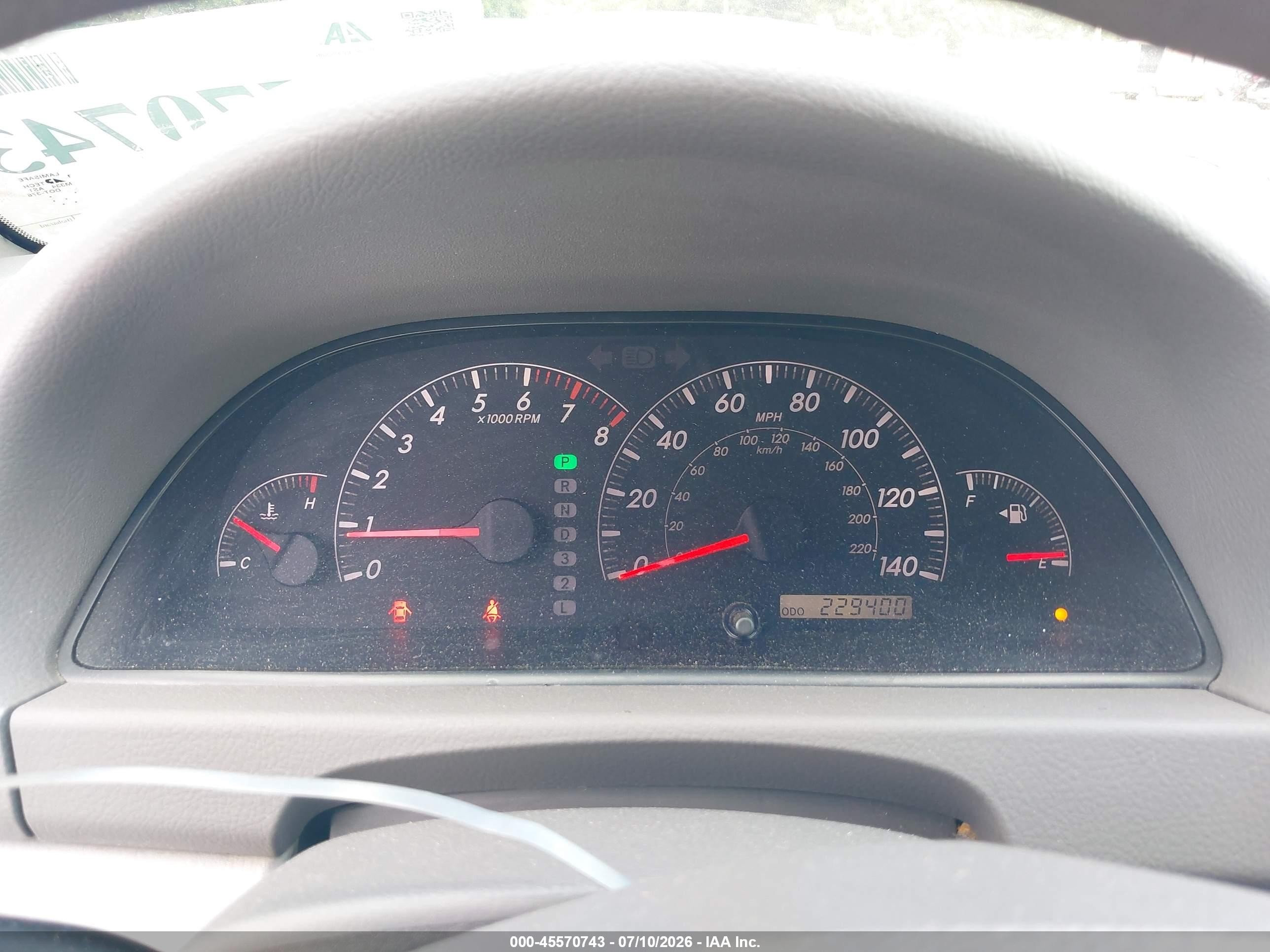 2006 Toyota Camry Le Silver vin: 4T1BE32K56U125101