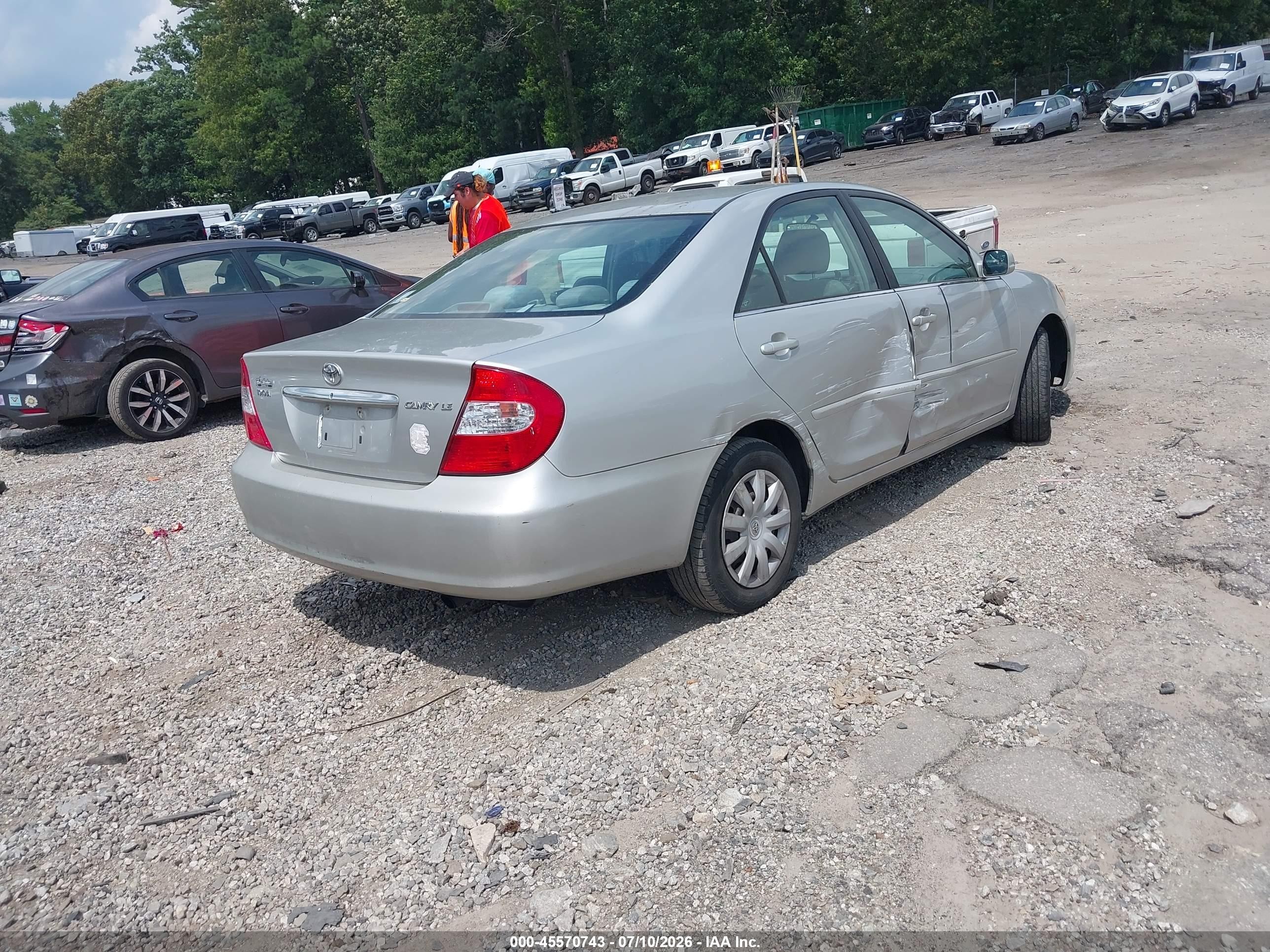 2006 Toyota Camry Le Silver vin: 4T1BE32K56U125101