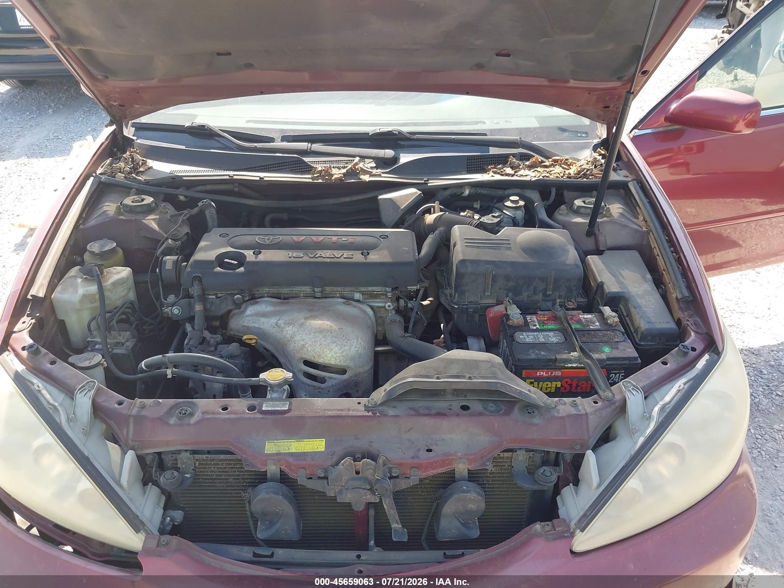 2006 Toyota Camry Le Maroon vin: 4T1BE32K56U127172