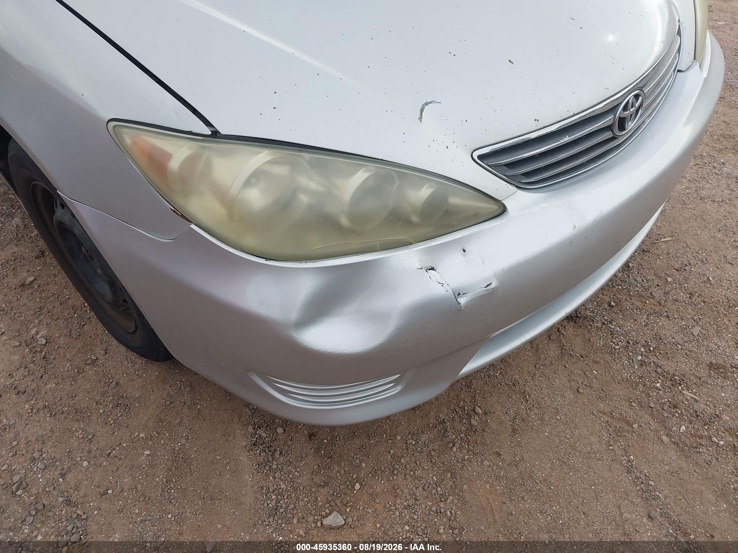 2006 Toyota Camry Le Silver vin: 4T1BE32K56U153948