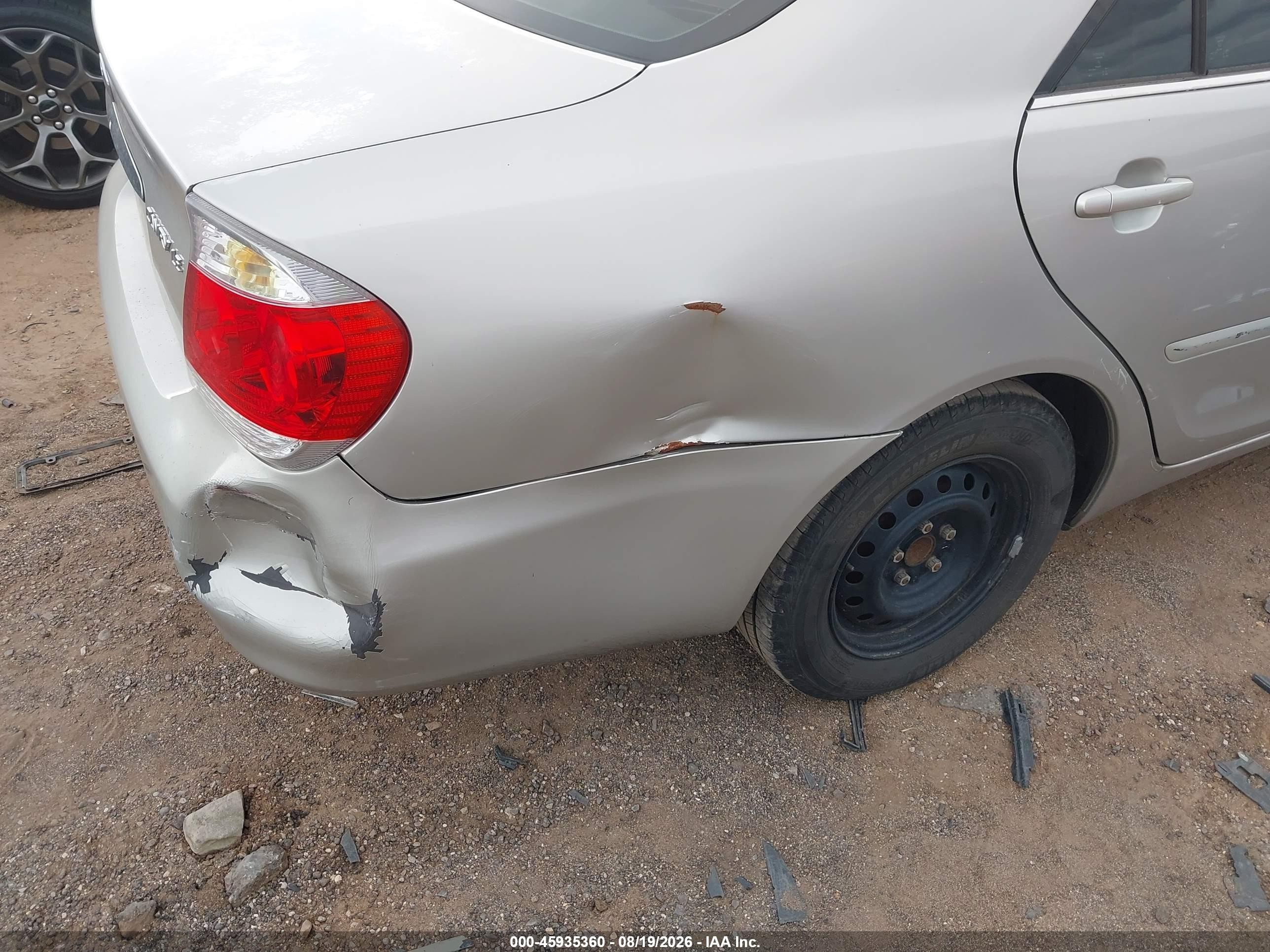 2006 Toyota Camry Le Silver vin: 4T1BE32K56U153948