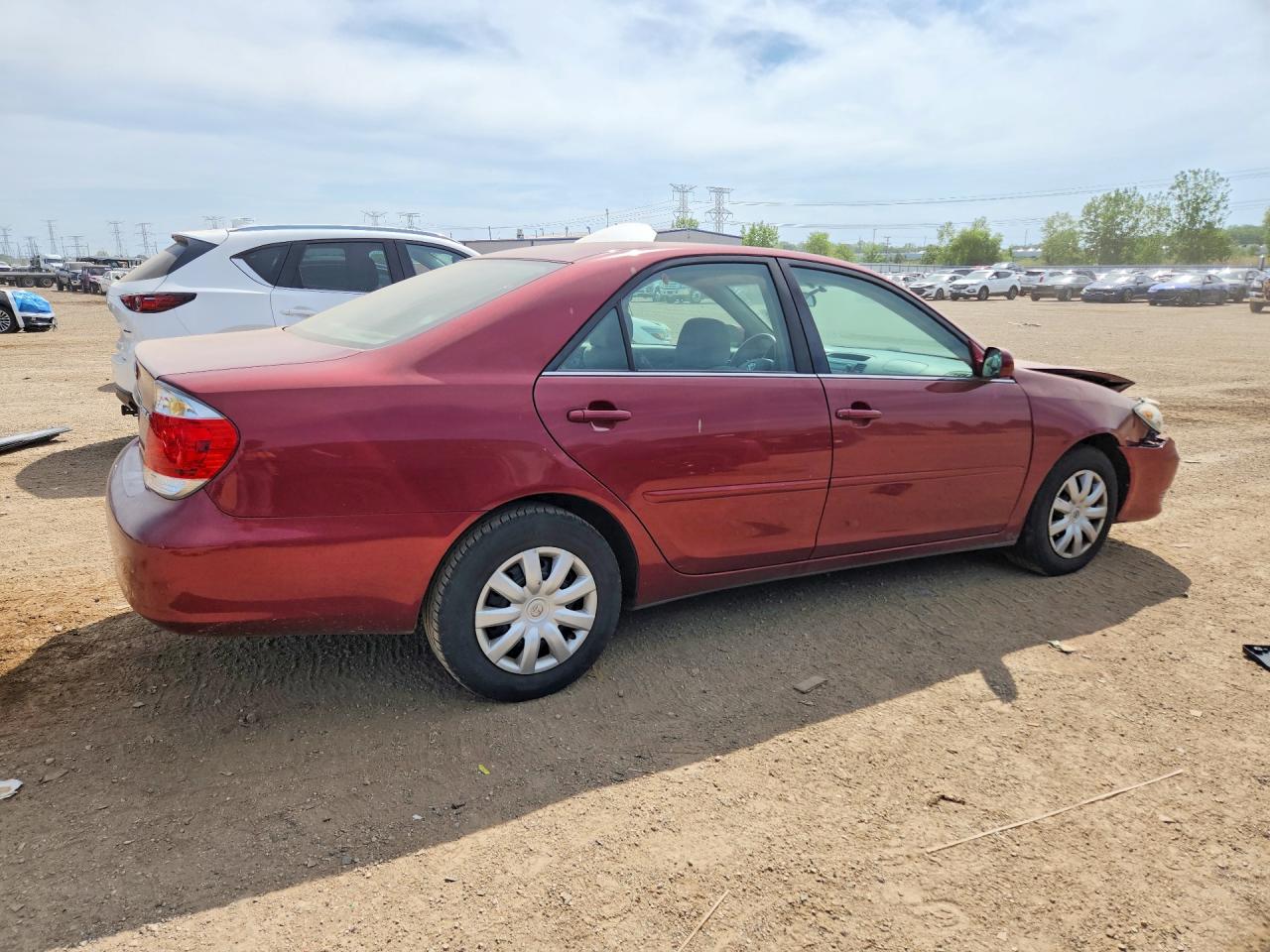 2006 Toyota Camry Le Red vin: 4T1BE32K56U154923